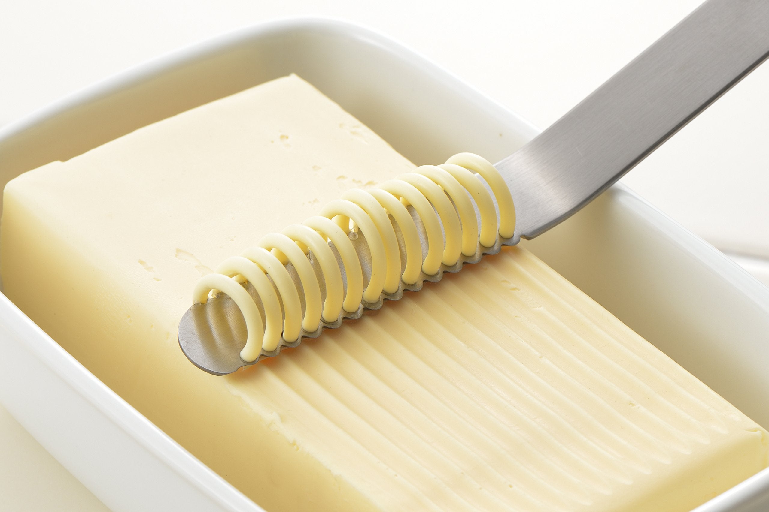 Yoshikawa NULU Butter Spreader, Stainless Steel, Silver, Model 89035-9
