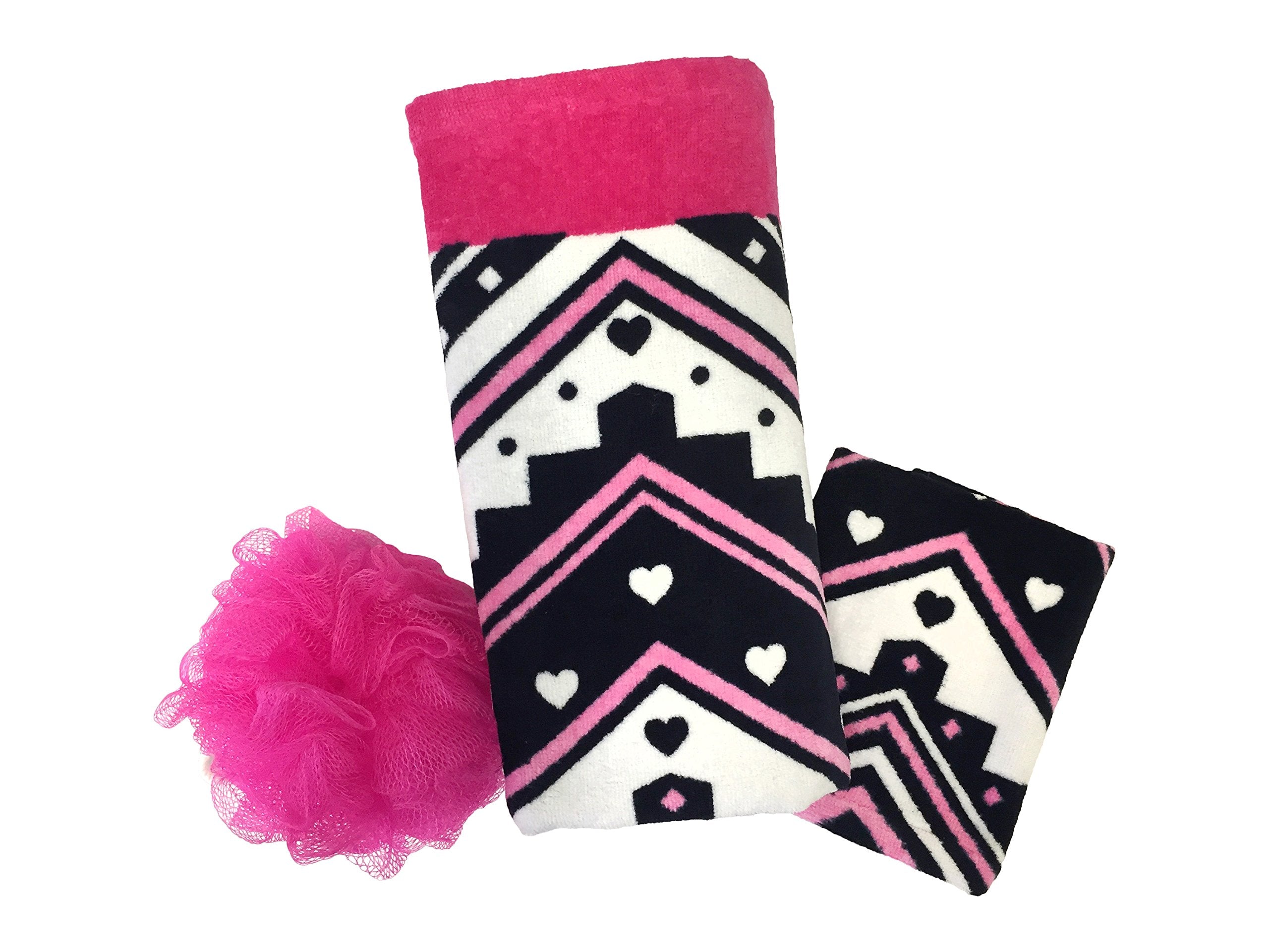 Jay Franco And Sons 3 Piece Limited Too ''Aztec Bold'' Spa/Bath Cotton Gift Set