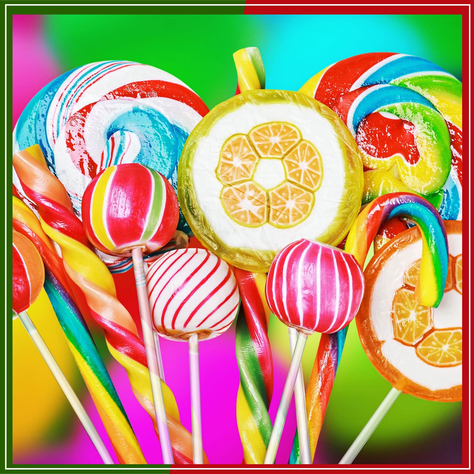 Zopeal 200 Pieces Acrylic Lollipop Sticks Cake Pops Candy Treat Sticks For Wedding Halloween Christmas Candy Cake Pops Toppers C