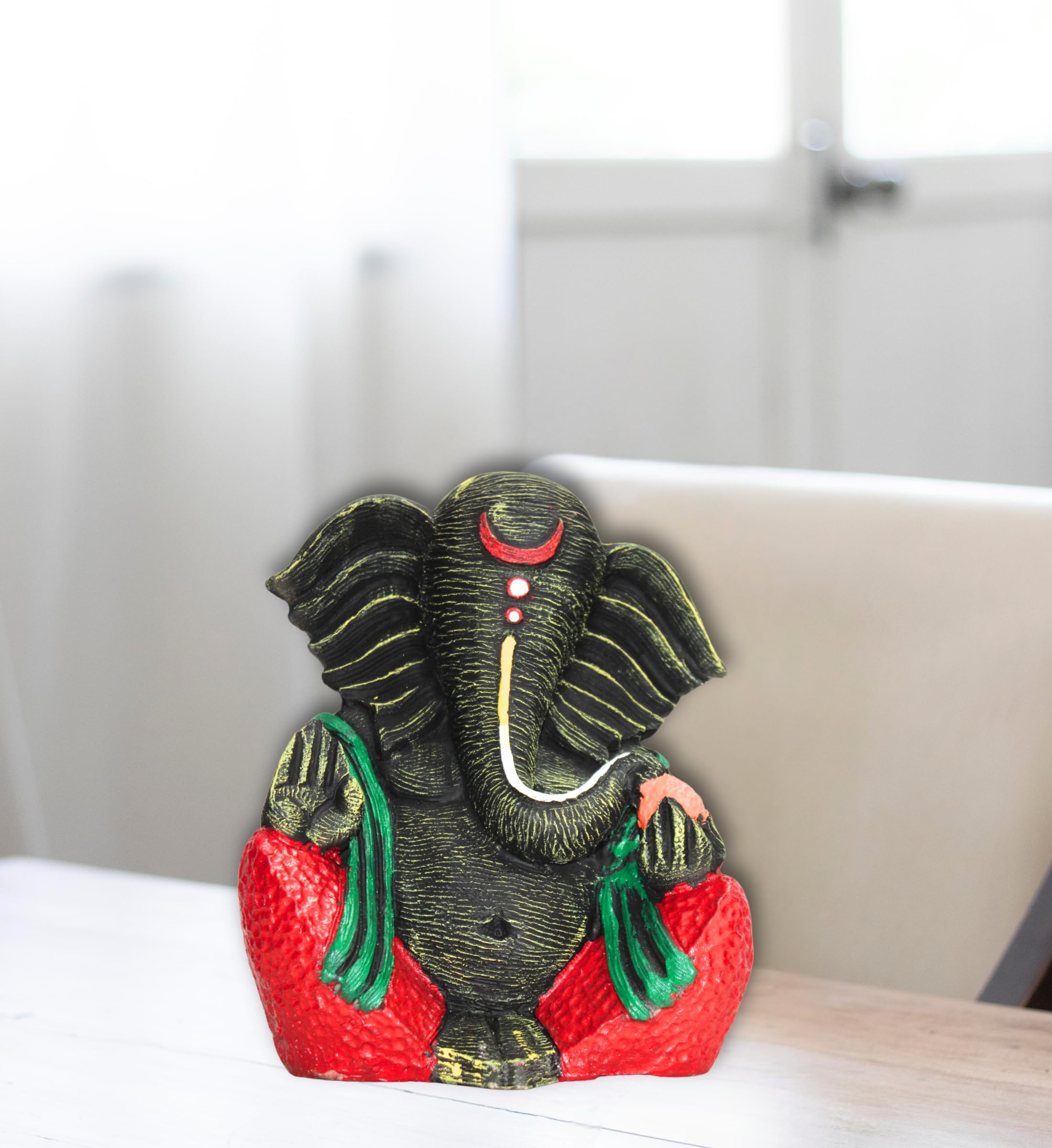 Stark Dcor Regal Ganesh Showcase Foundationganpati Idol For Home Decor Puja Lord Ganesh Statue Gift For Office Desk Puja Room Fi