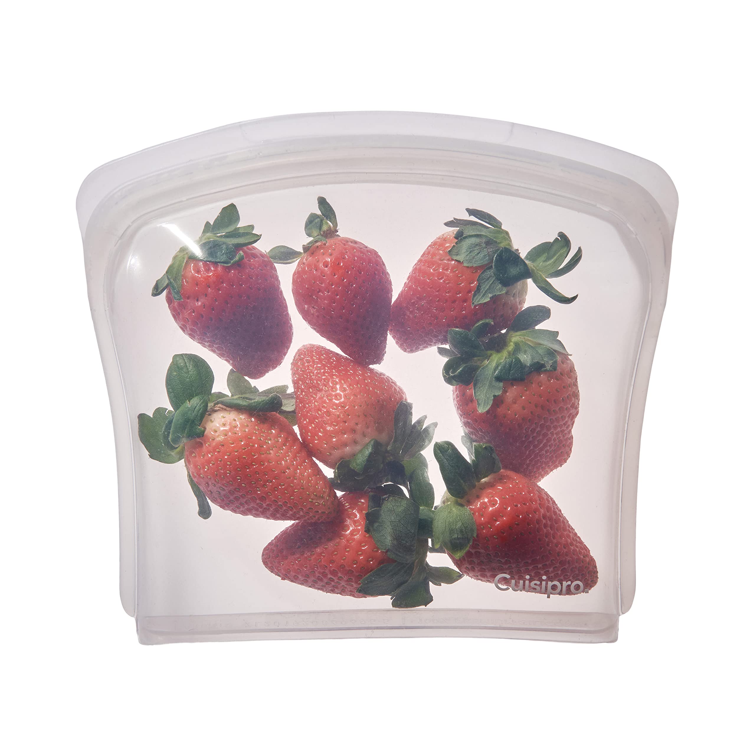 Cuisipro Silicone Reusable Leakproof Bag, 27 Ounce, Clear