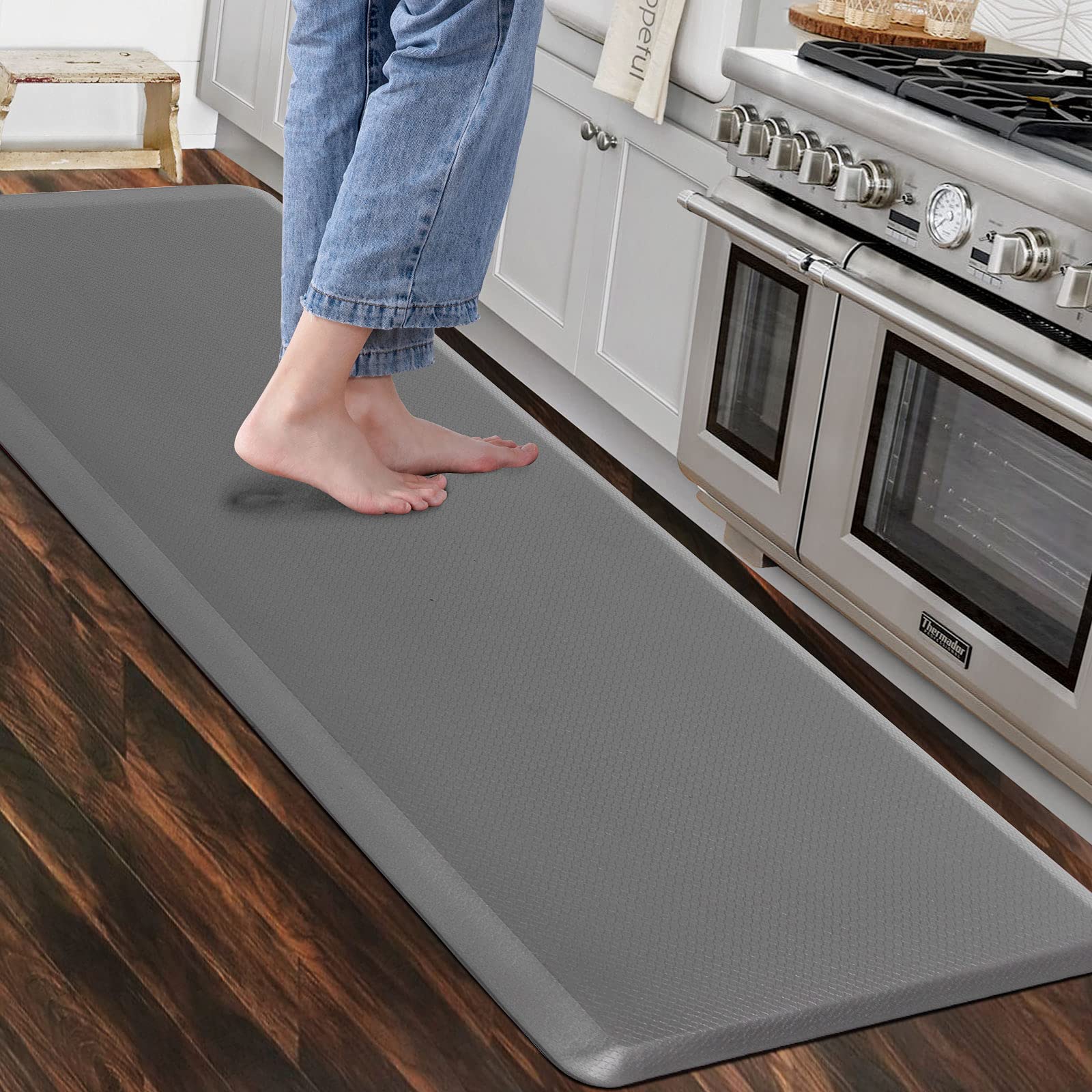 Carvapet Anti-Fatigue Floor Mat Cushioned Kitchen Comfort Mat Waterproof Non-Slip Standing Desk Mats And Rugs Heavy Duty Pvc Erg