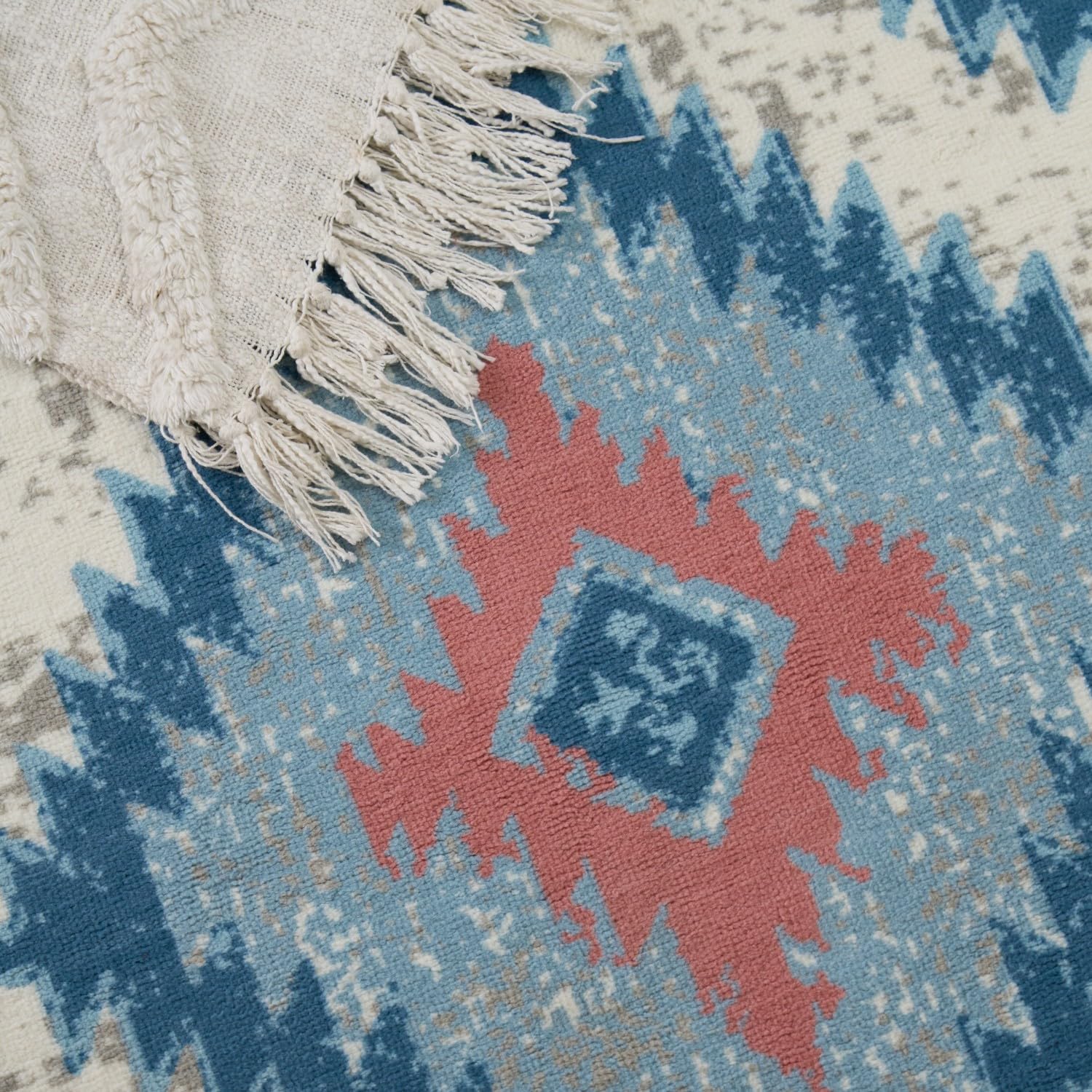 Welspun Wonder-Full Polyster Carpet-Teal