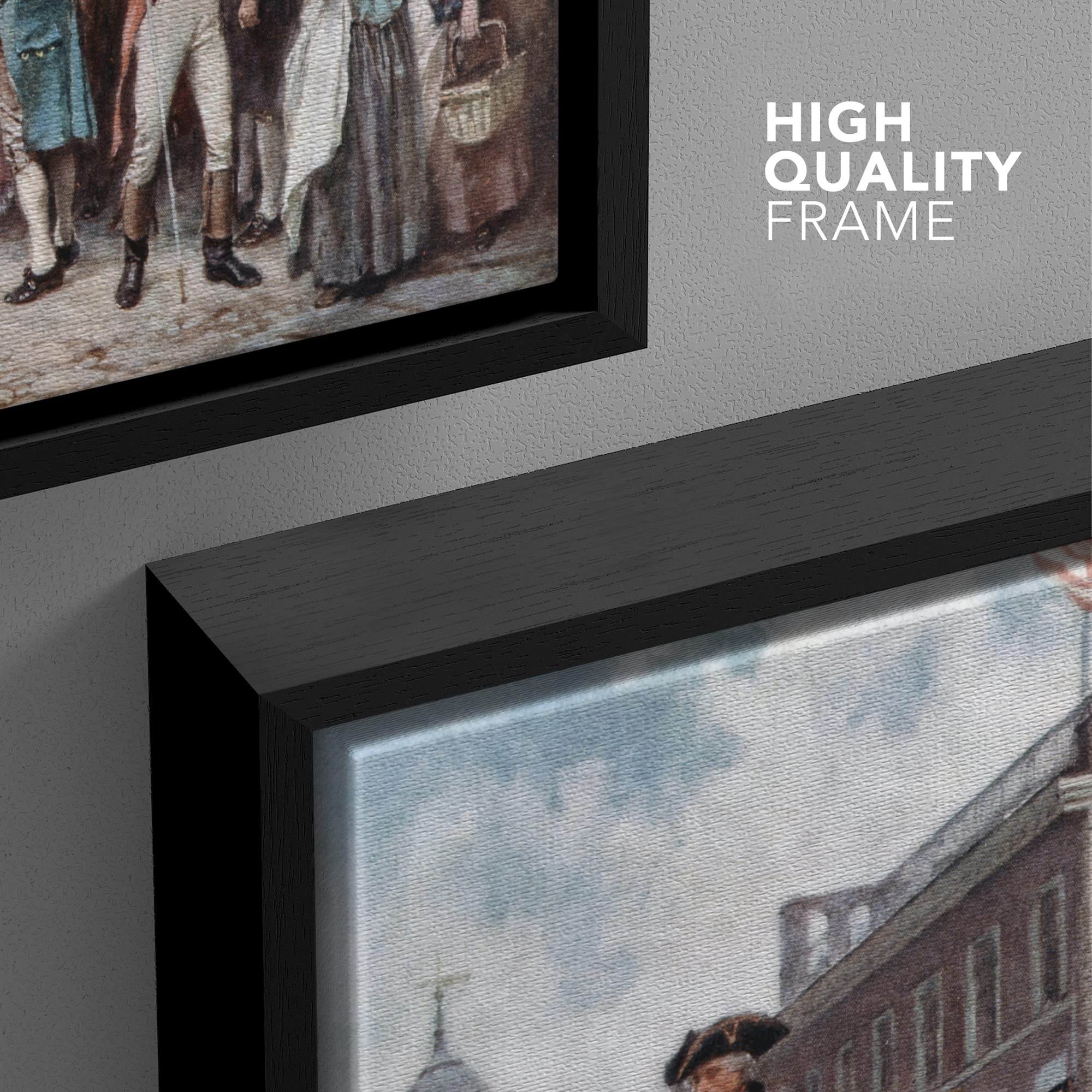 Wall26 - Washington'S Inaugration At Philadelphia By Jean Leon Gerome Ferris - Framed Canvas Print Wall Art Famous Painting Repr