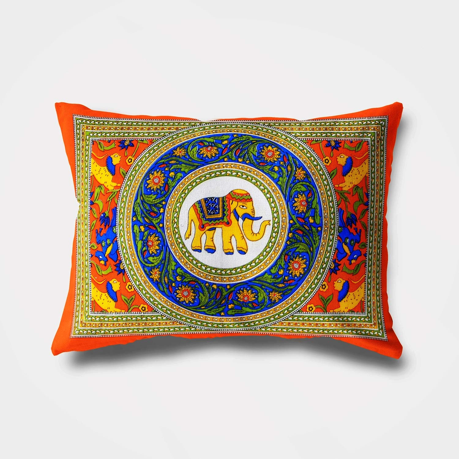 Ubania Collection Cotton 144 Tc Bedsheet (King_Orange)