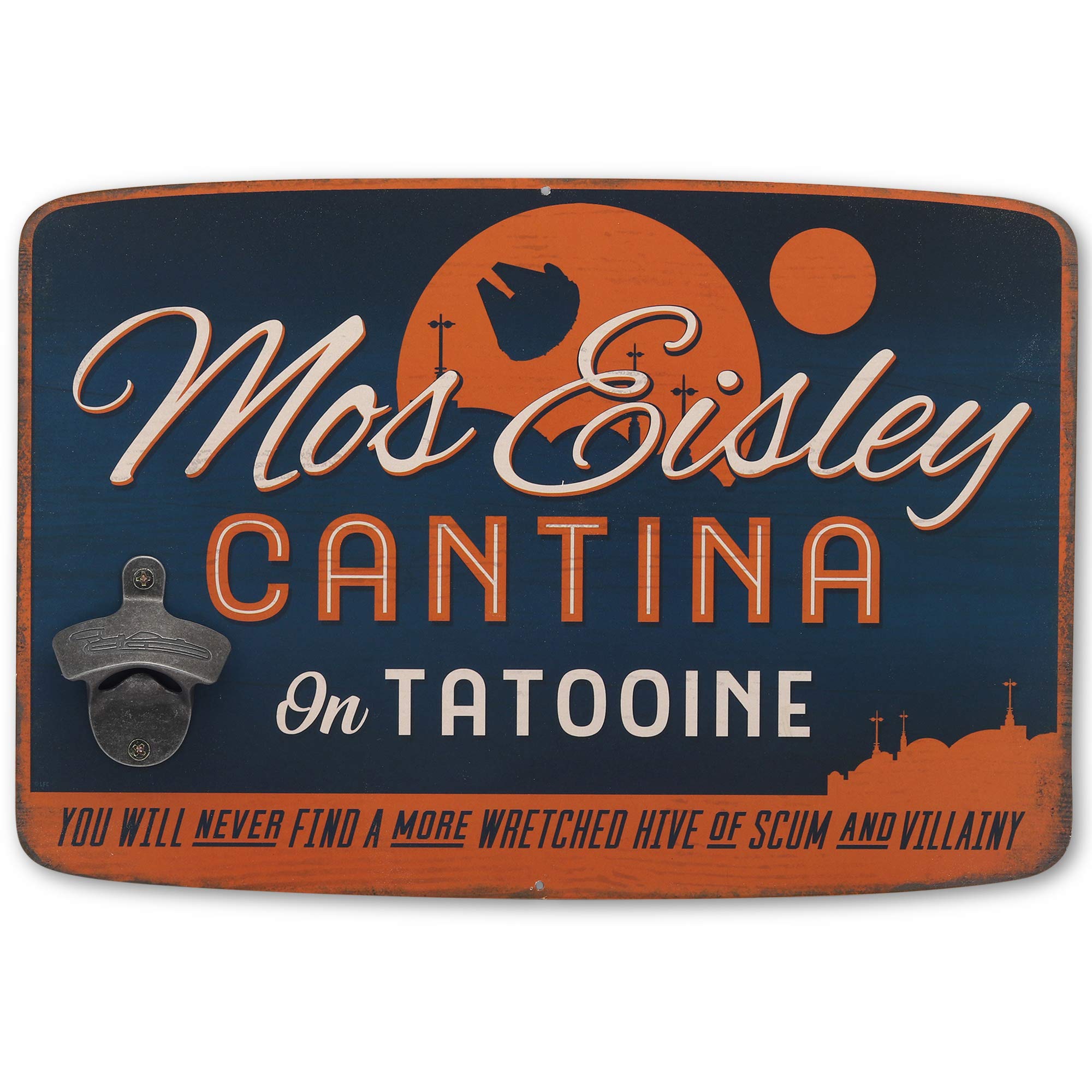 Disney Star Wars Mos Eisley Cantina Wall Bottle Opener - Vintage Star Wars Bottle Opener - Great Gift Idea