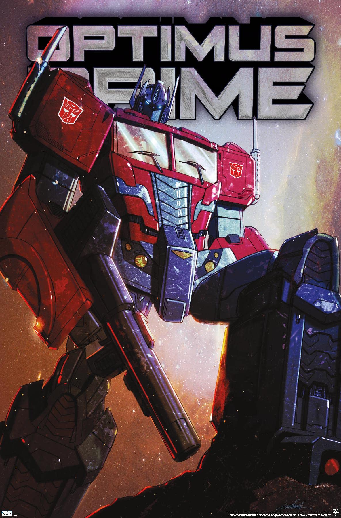 Hasbro Transformers - Optimus Prime Wall Poster, 34L'' X 22.4W'', Unframed Version