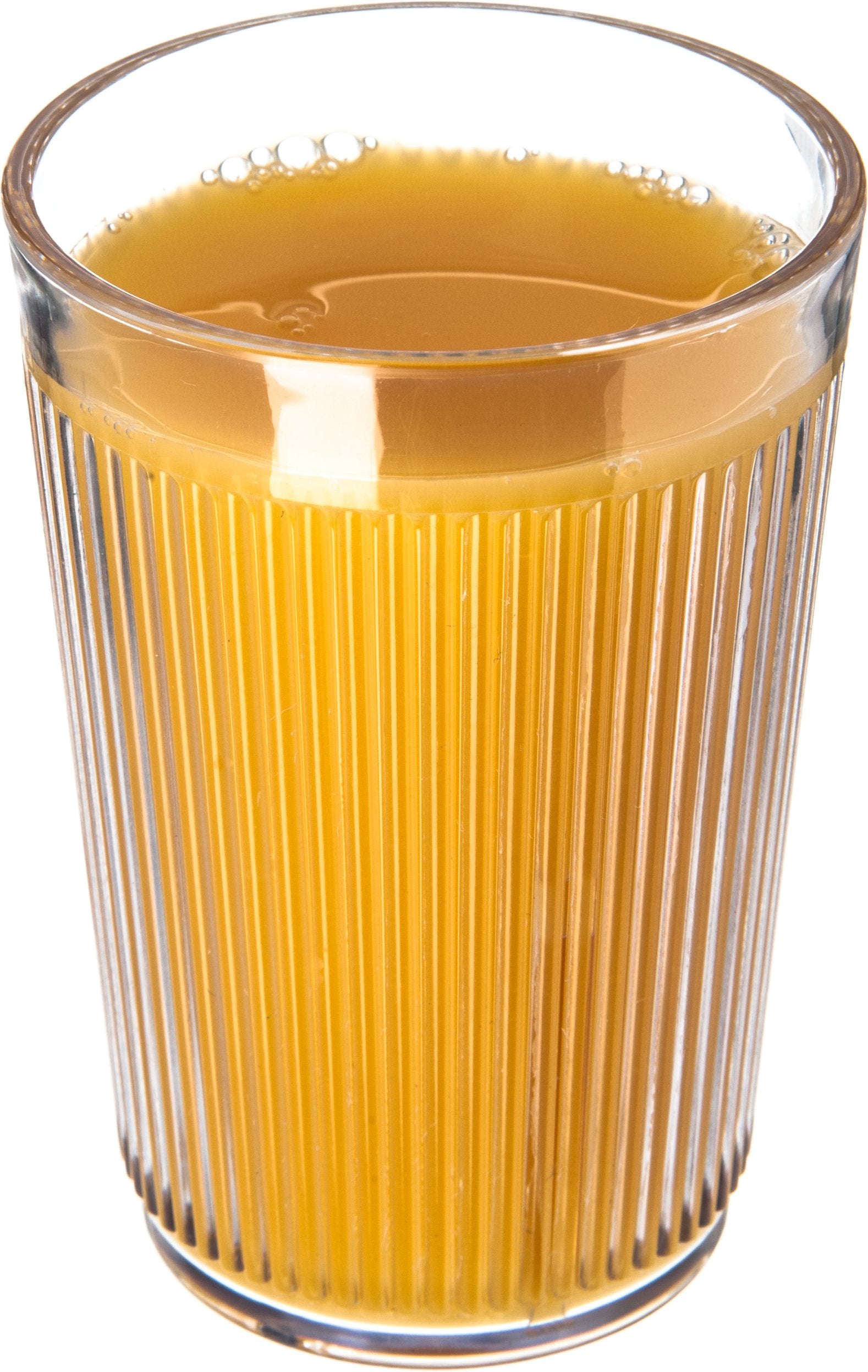 Carlisle Foodservice Products Crystalon Stack-All Stackable Tumbler Plastic Tumbler With Ribbed Texture For Restaurants, Caterin
