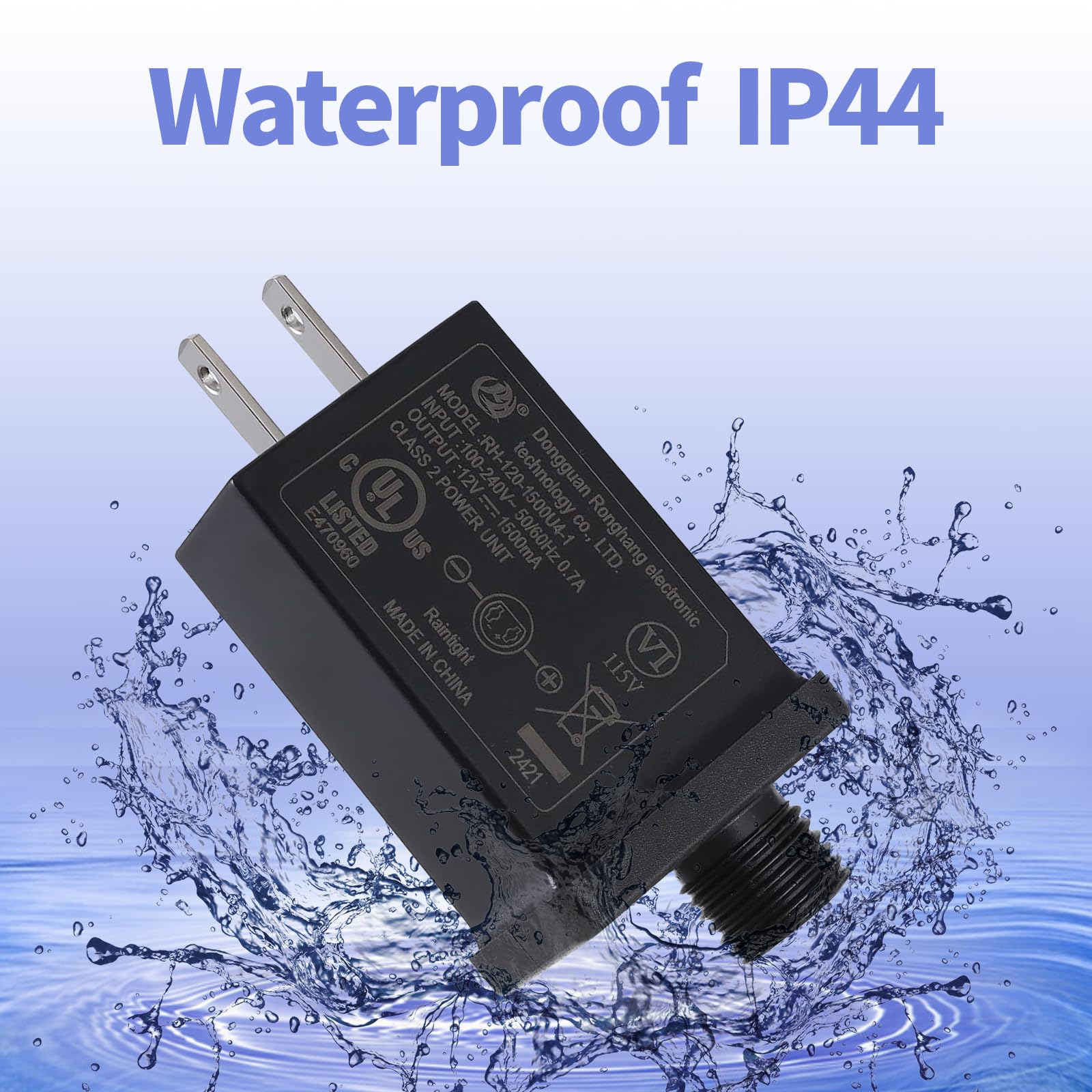 Replacement Yard Inflatable Adapter, 12V 1.5A 4 Pcs Power Supply Adaptor for Outdoor Inflatable Decoration, Power Supply Transfo