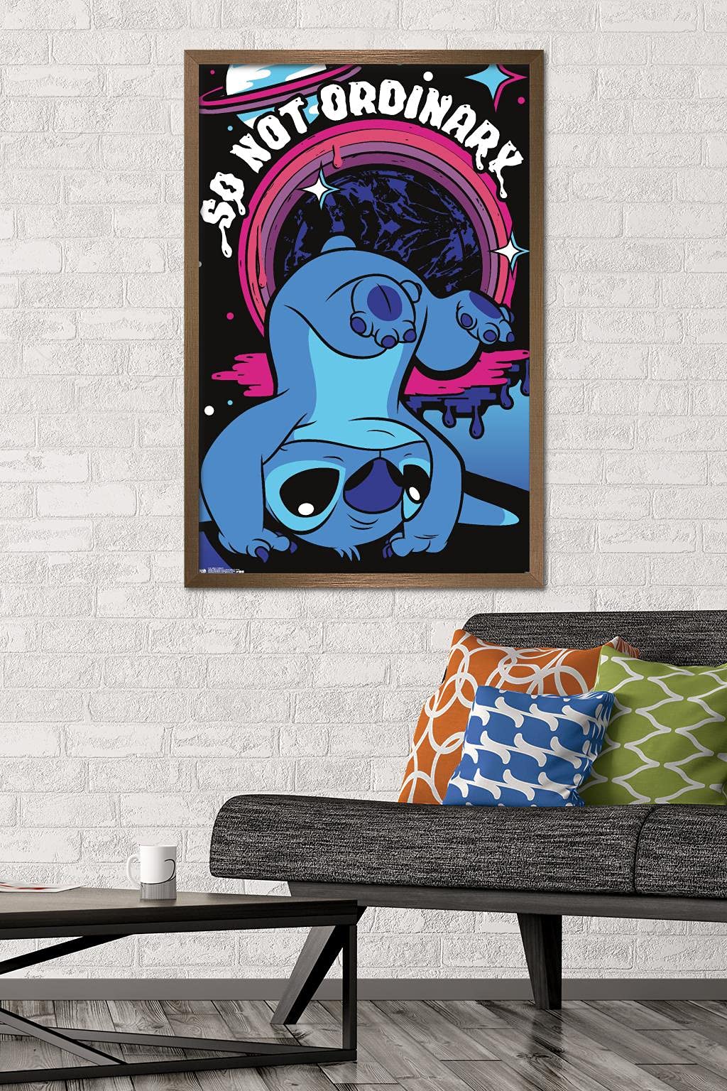 Trends International Disney Lilo And Stitch - Ordinary Wall Poster, 22.375'' X 34'', Bronze Framed Version