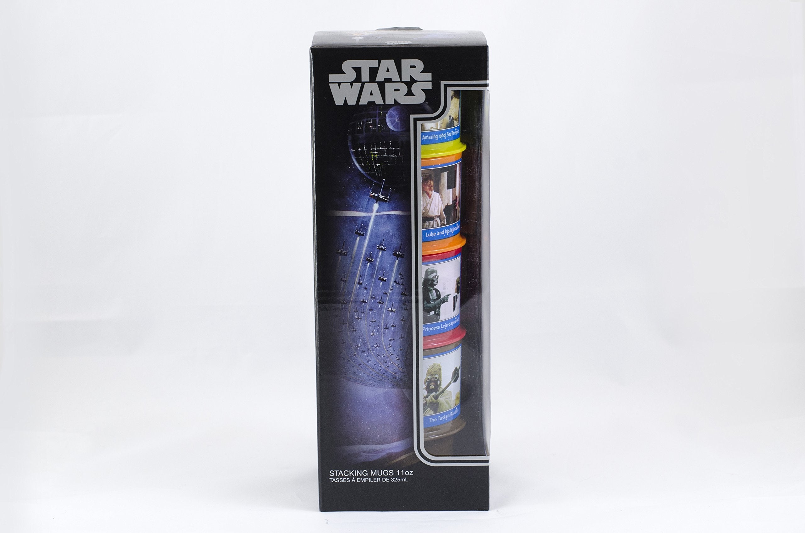 Star Wars Stacking Mugs 40Th Anniversary Set Of 4 Mugs