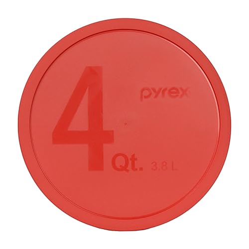 Pyrex - Red 4 Quart Plastic Mixing Bowl Lid