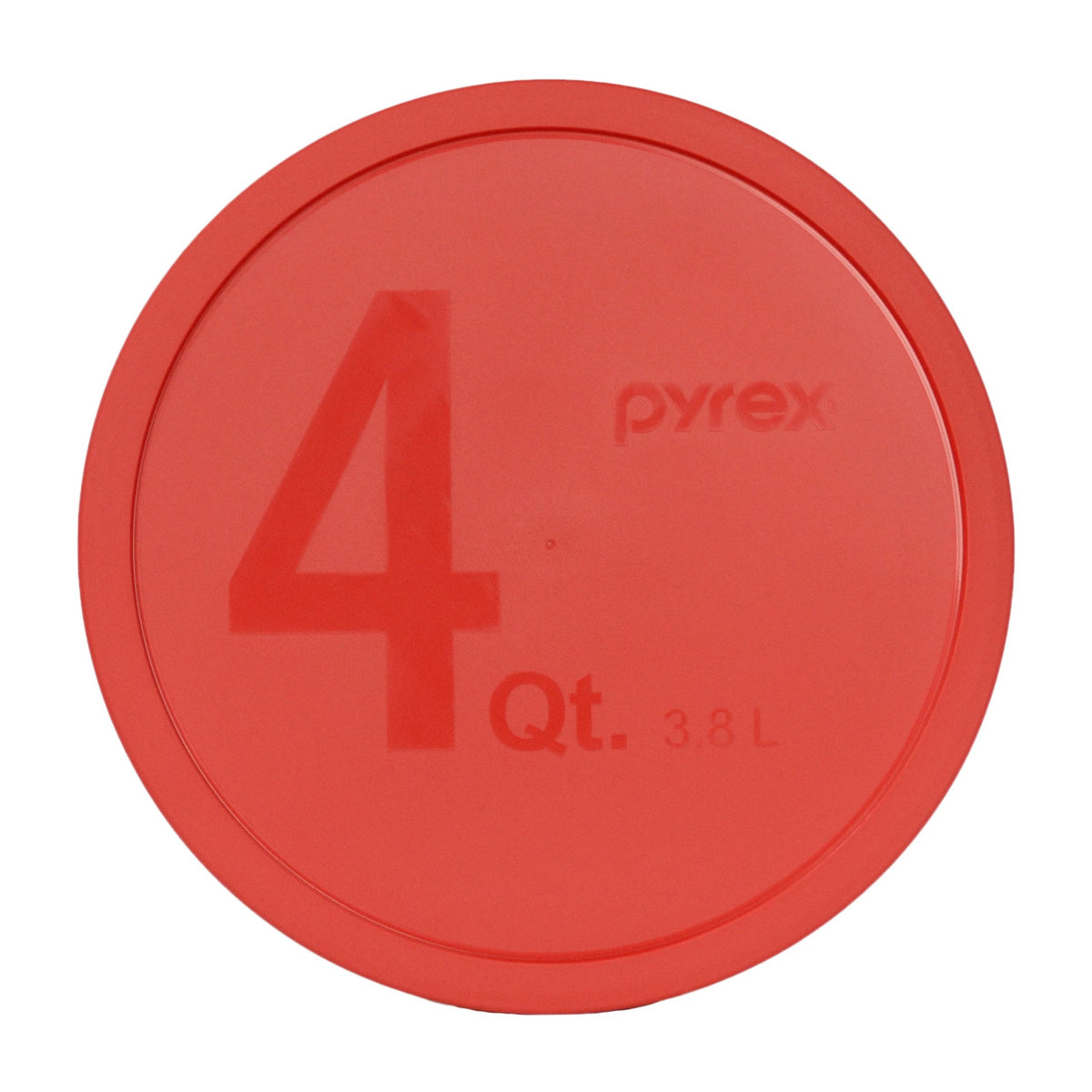 Pyrex - Red 4 Quart Plastic Mixing Bowl Lid
