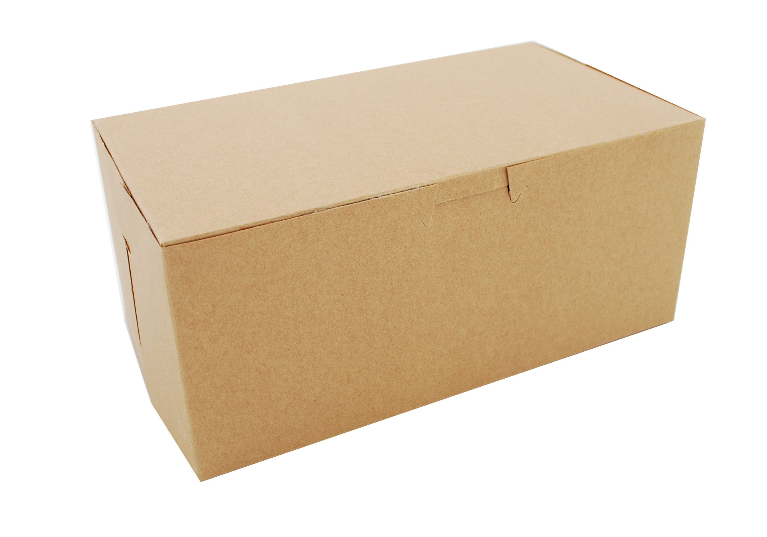 Southern Champion Tray 0949K Kraft Paperboard Non Window Lock Corner Bakery Box, 9 Length x 5 Width x 4 Height (Case of 250)