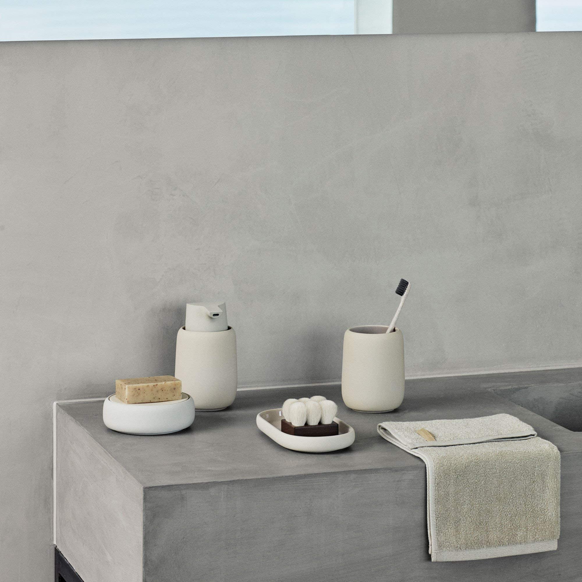 Blomus Sono Bathroom Tumbler - Micro Chip (Grey)