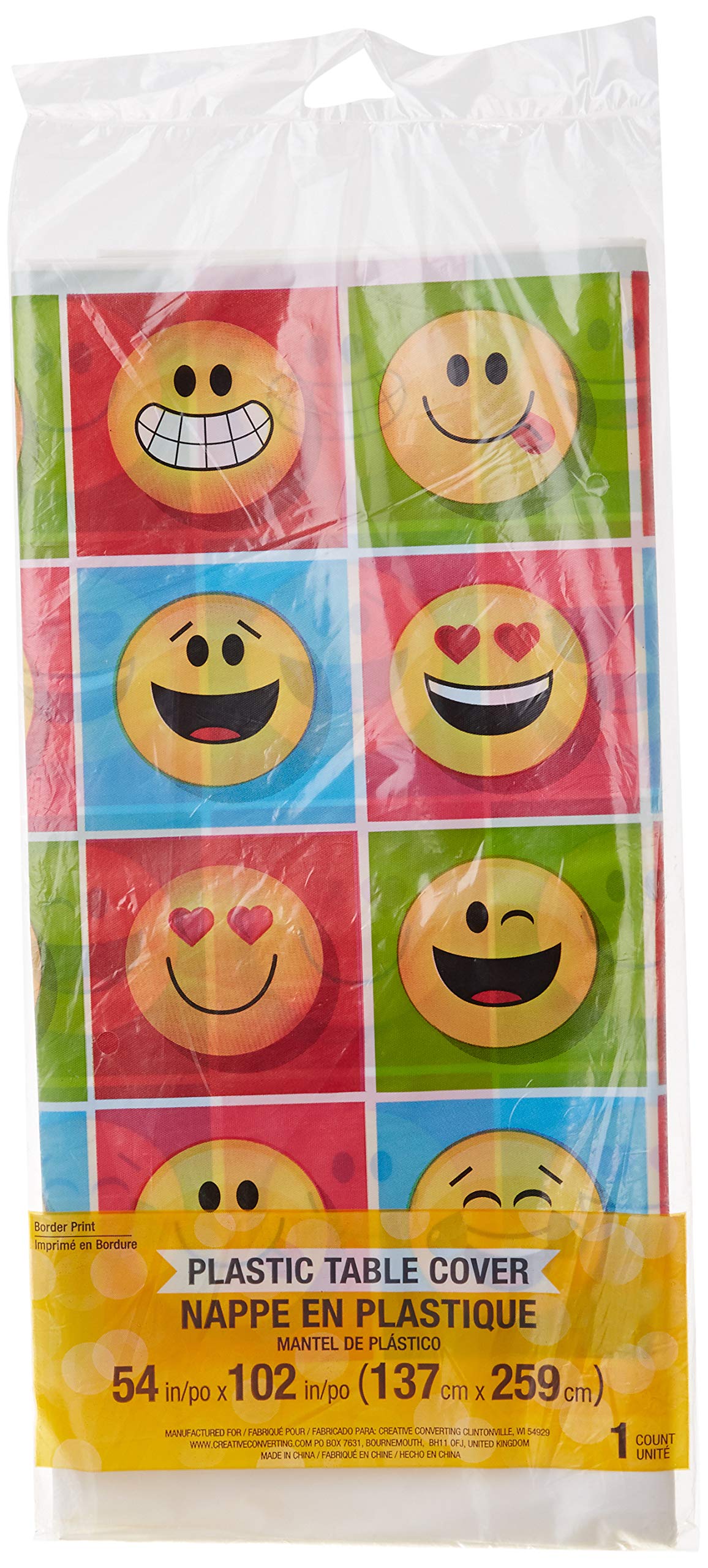 Wanna Party Emojies Table Cover