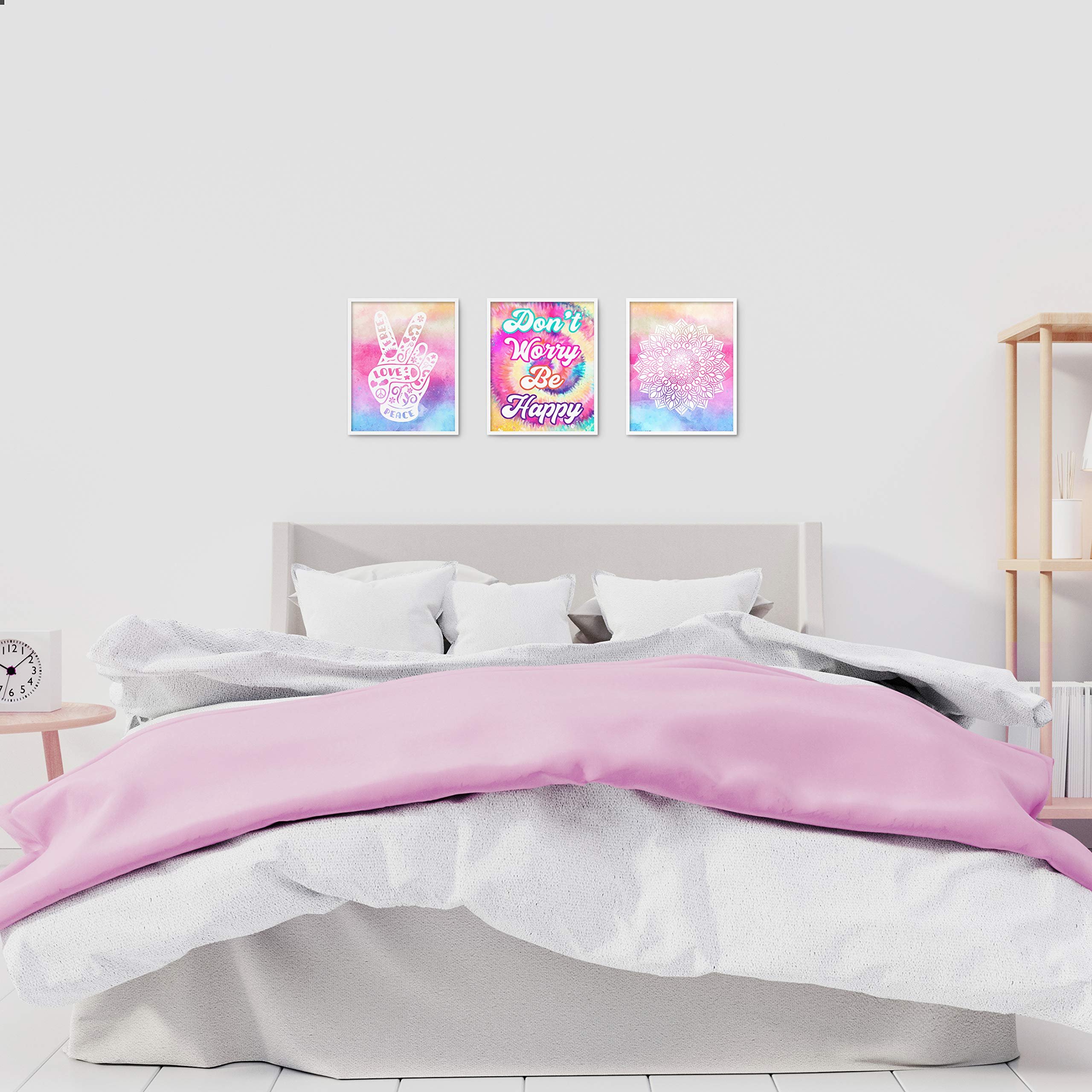 Teen Girl Room Wall Decor Art Prints - (Unframed 8 X 10) Inspirational Wall Art, Motivational Quotes Posters For Kids, Tween Wom