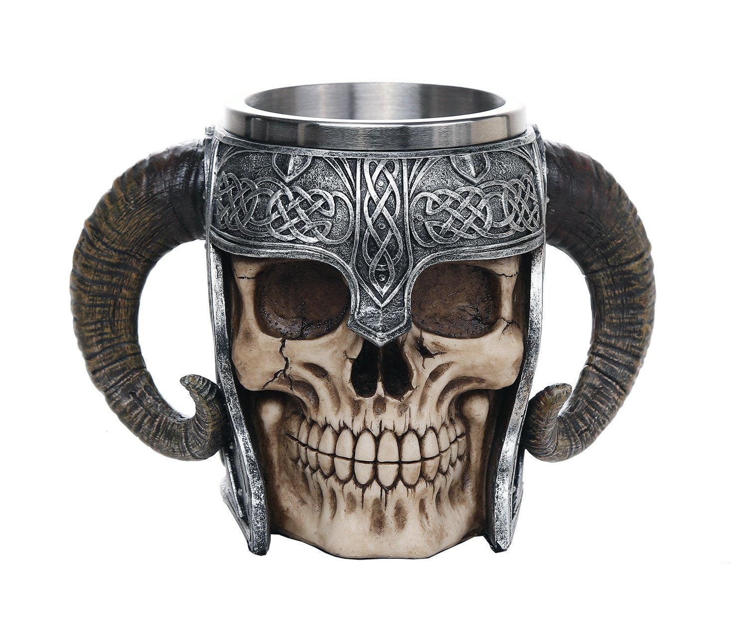 Pacific Giftware Viking Skull Of Valhalla Warrior Mug Tankard 13Oz