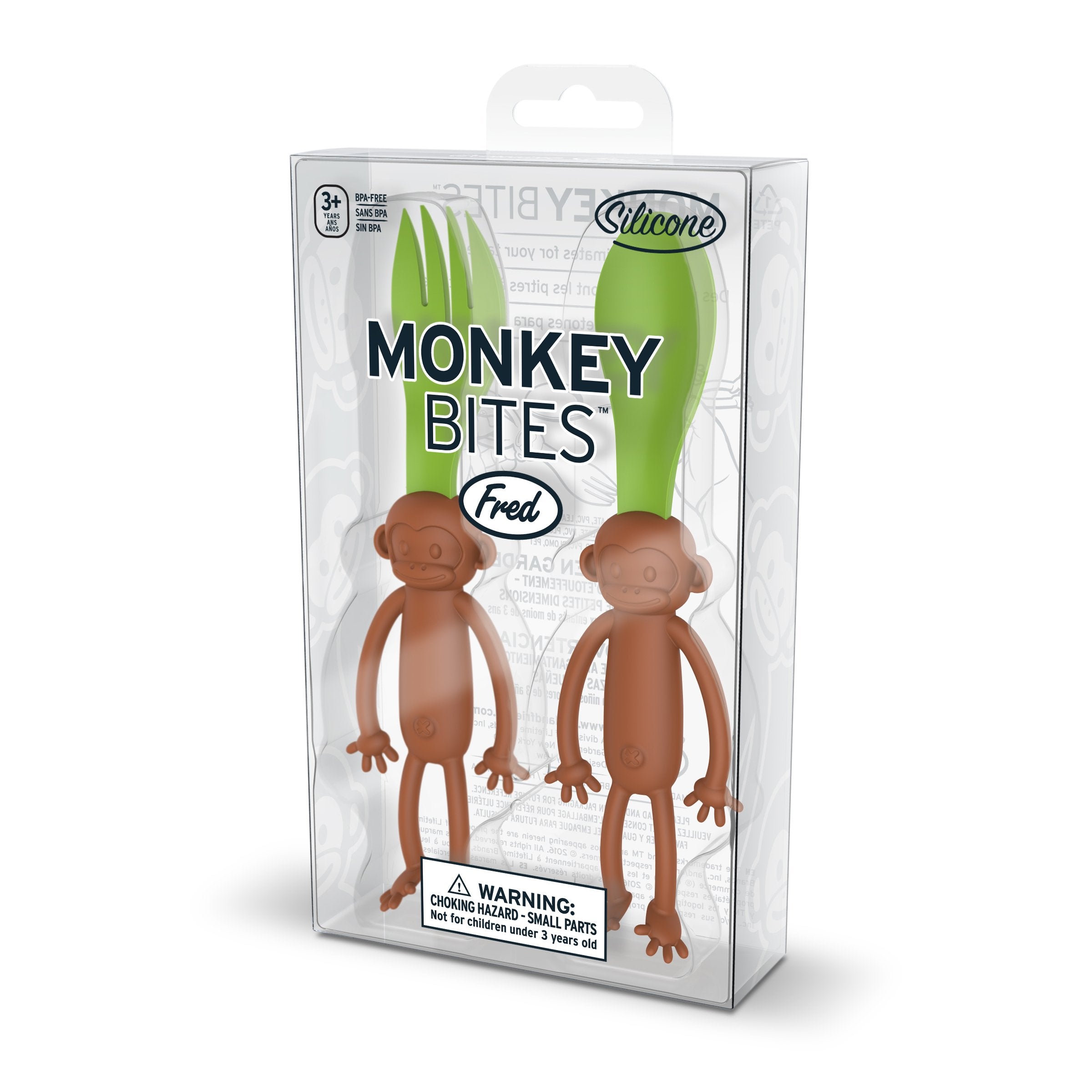Genuine Fred MONKEY BITES Kids' Utensil Set