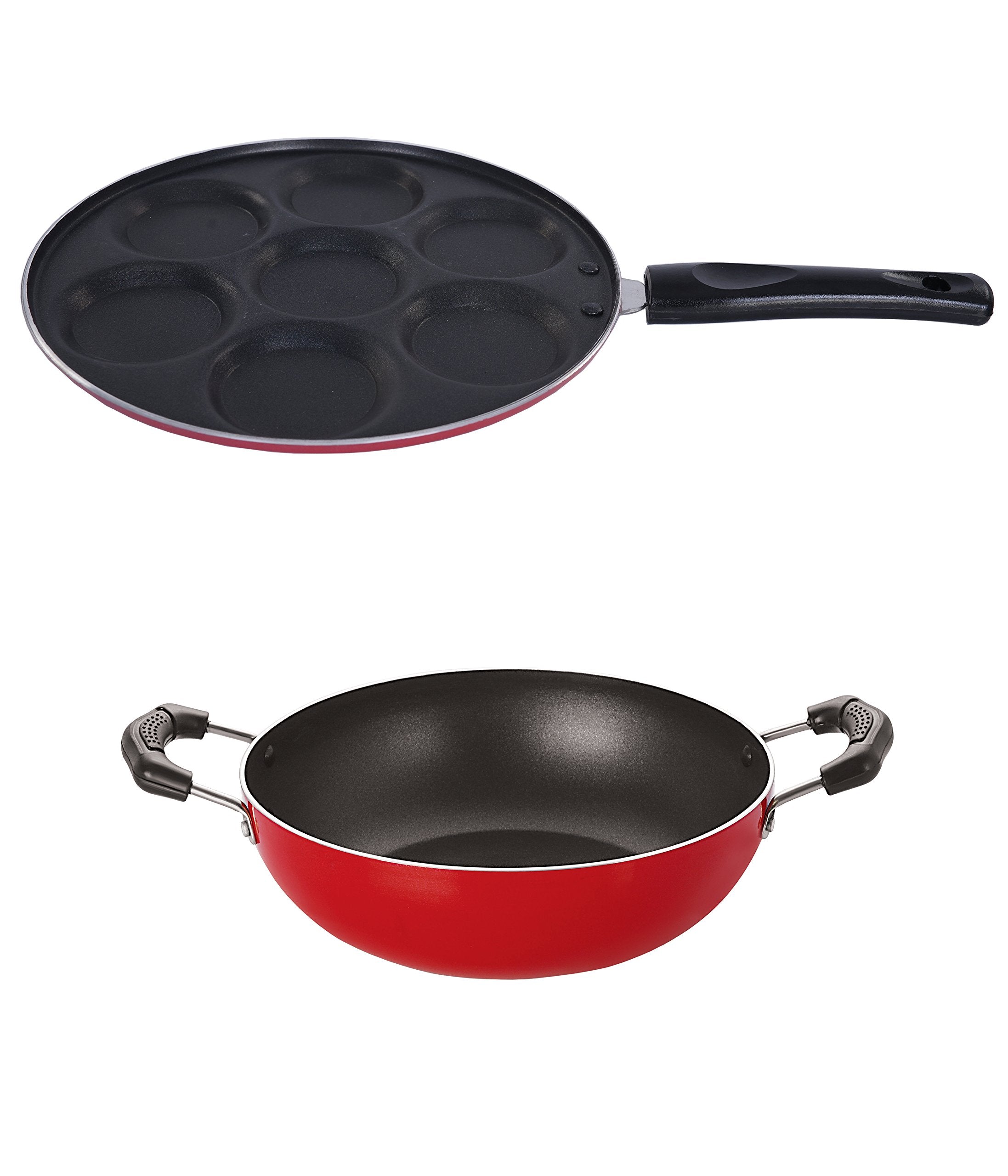 Nirlon NonStick Gas Compatible Stain Free Cookware Set With Bakelite Handle, 2.6Mm_Kd14_Up(7)