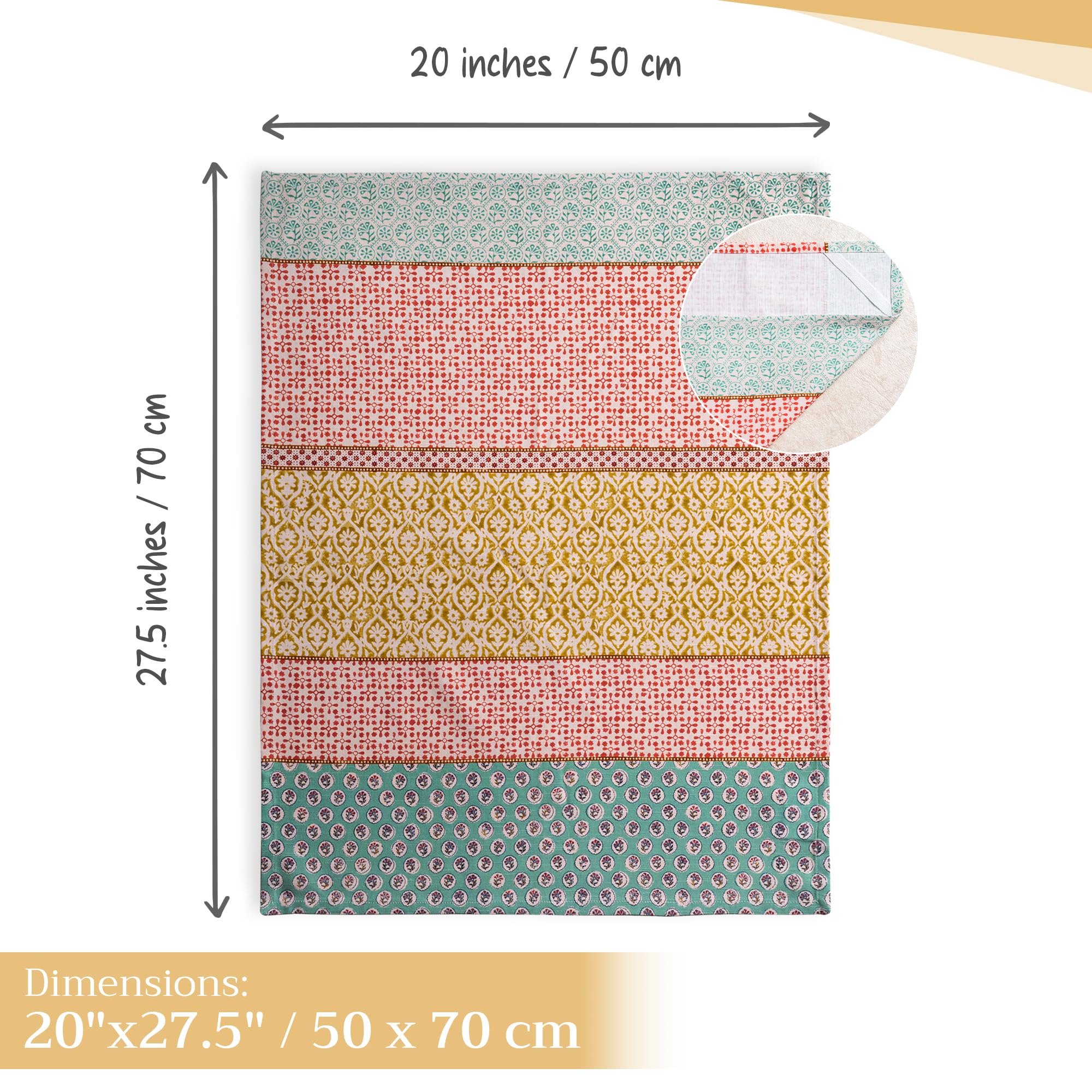 Maison D' Hermine Dishcloths 100% Cotton Multi-Purpose Kitchen Towel For Gifts, Kitchen, Holiday, Dinner, Wedding, Baby Shower &