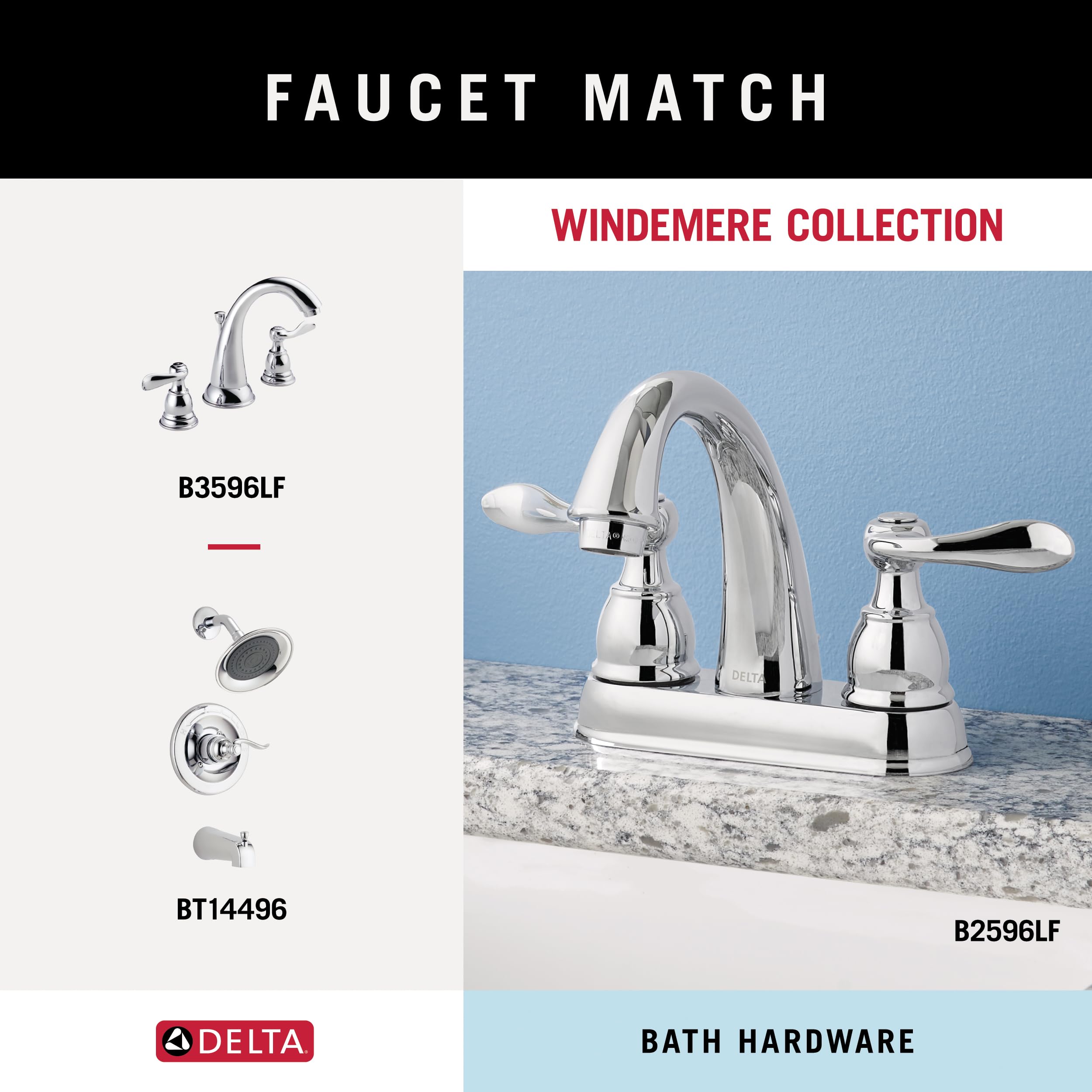 Delta 70024 Windemere 24 Inch Towel Bar, Chrome