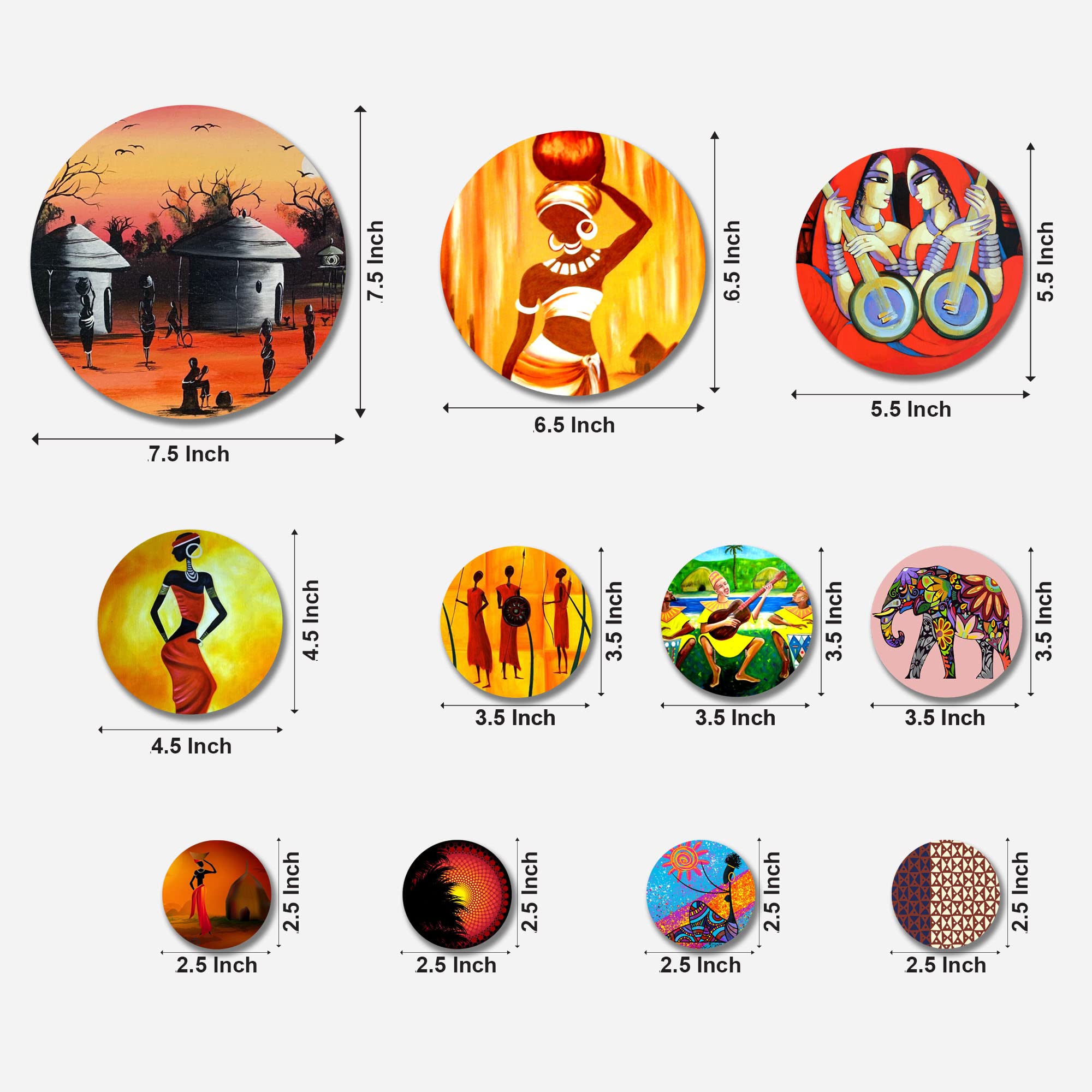 Artvibes Designer Mdf Wooden Wall Hanging Ornaments Decoration Item For Home | Office | Gift | Wall Art | Living Room | Bedroom