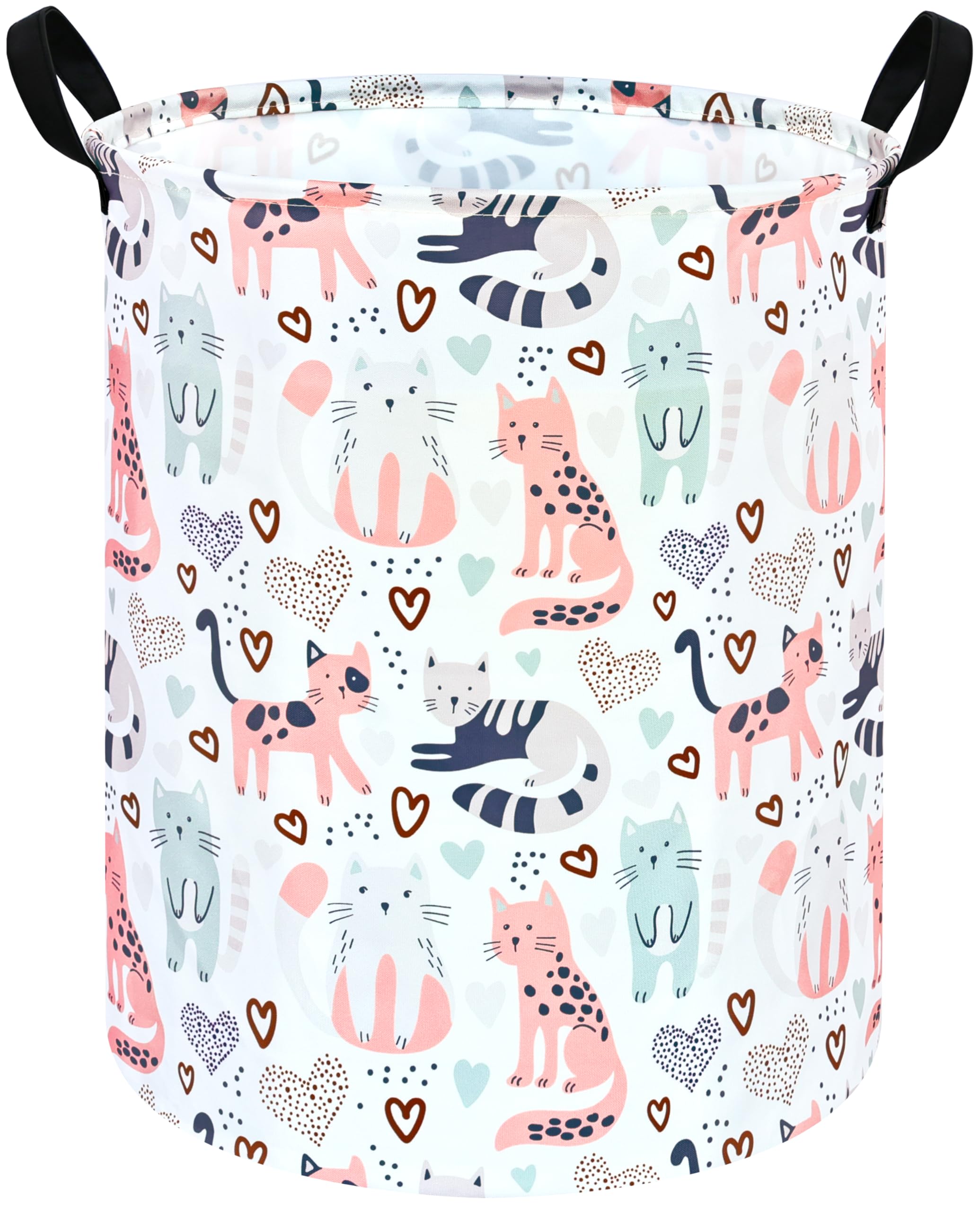 Kunro Laundry Basket Nursery Hamper Kids Storage Bin Baby Toy Organizer Box Gift Basket For Room Decor