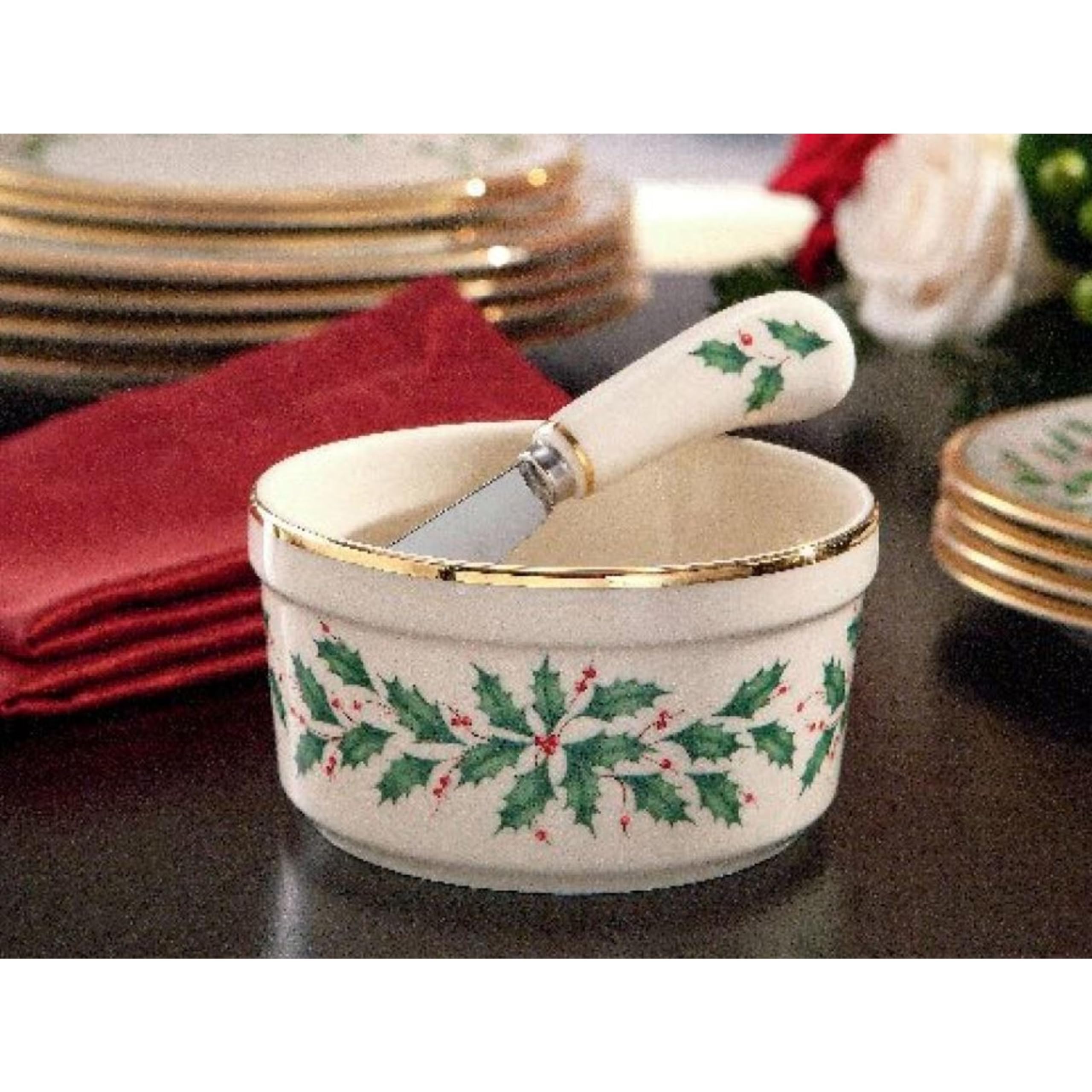 Lenox 804420 Hosting The Holidays Dip Bowl & Spreader