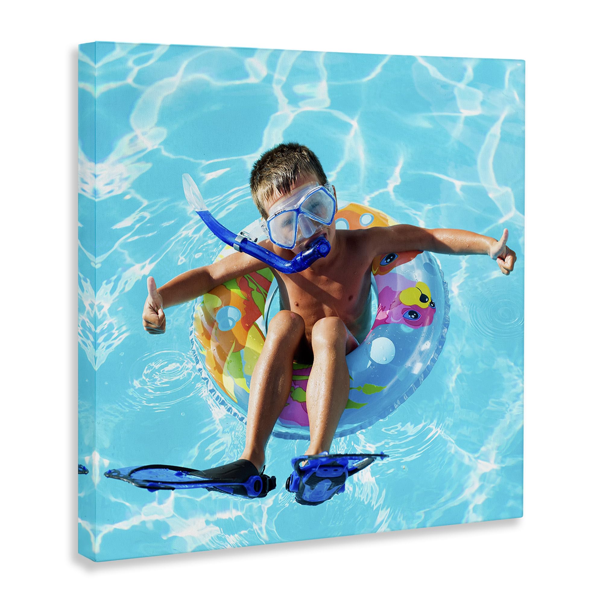 Stupell Industries Personalized Custom Print Square Canvas Wall Art