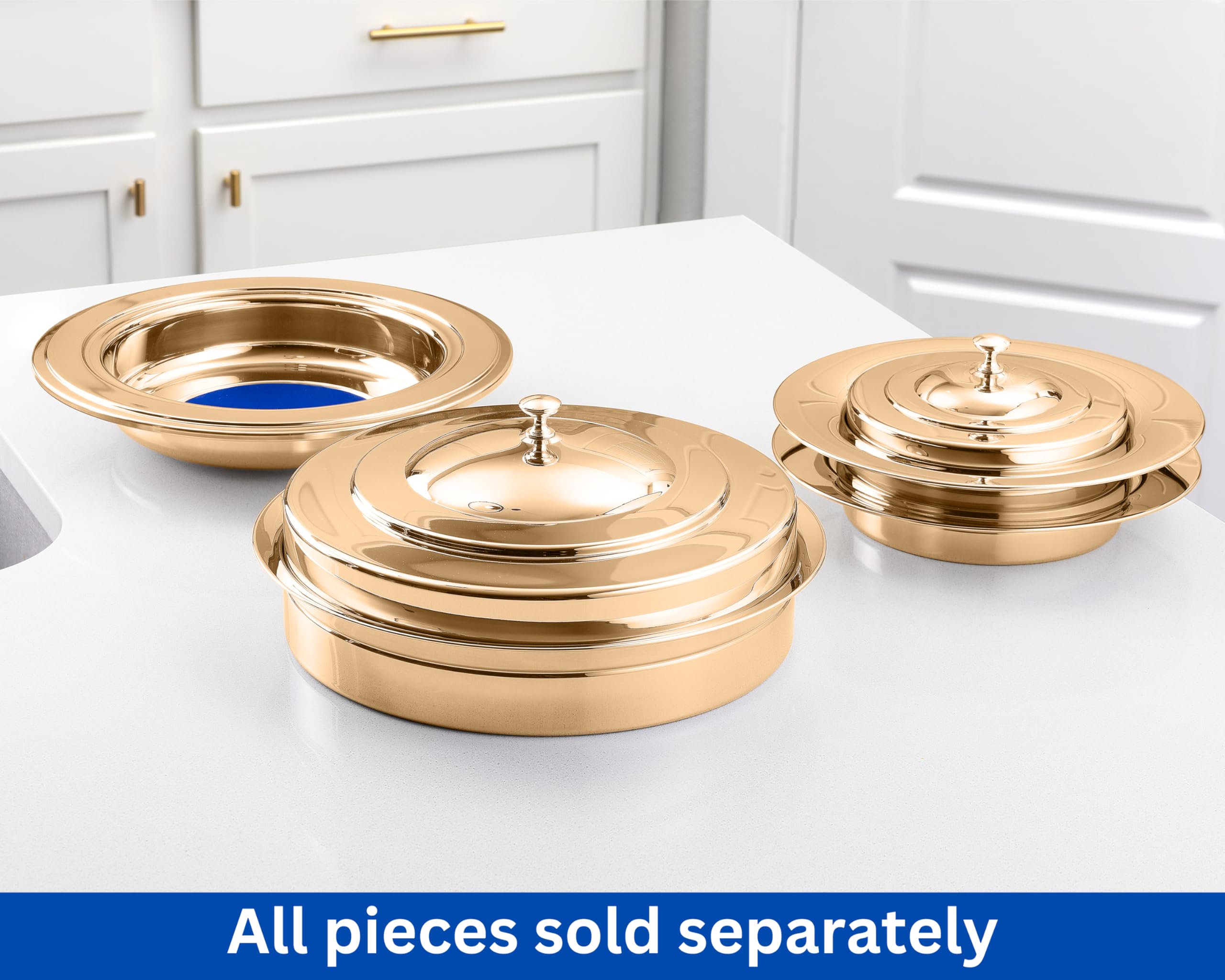 Steadfast Selections - (Cup Tray) Premium Gold Communion Trays For Churches | Communion Set | Communion Plates For Church | Comm