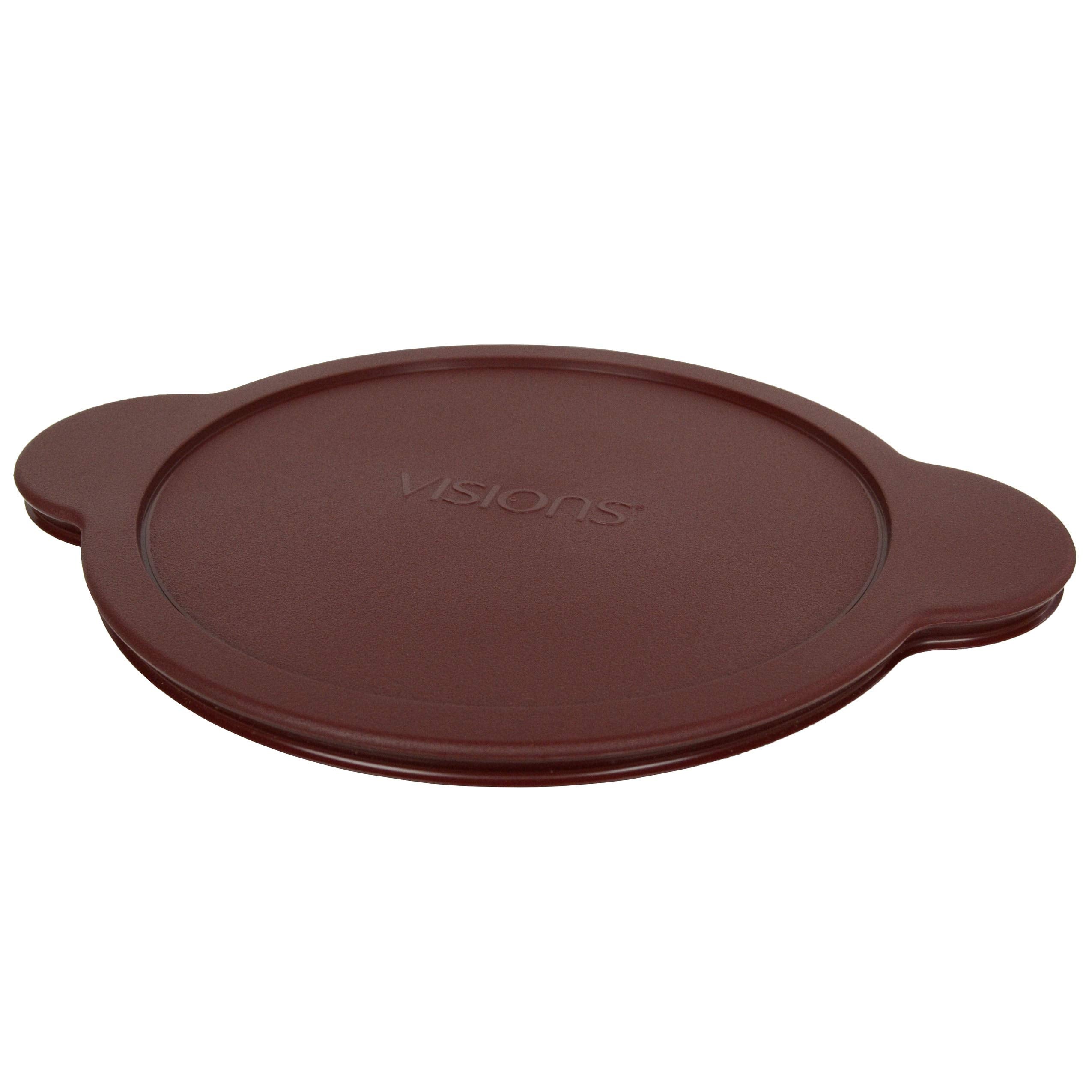 Visions Cm 225-Pc 2.25L Cranberry Plastic Lid For Glass Dish (Glass Dish Sold Separately)