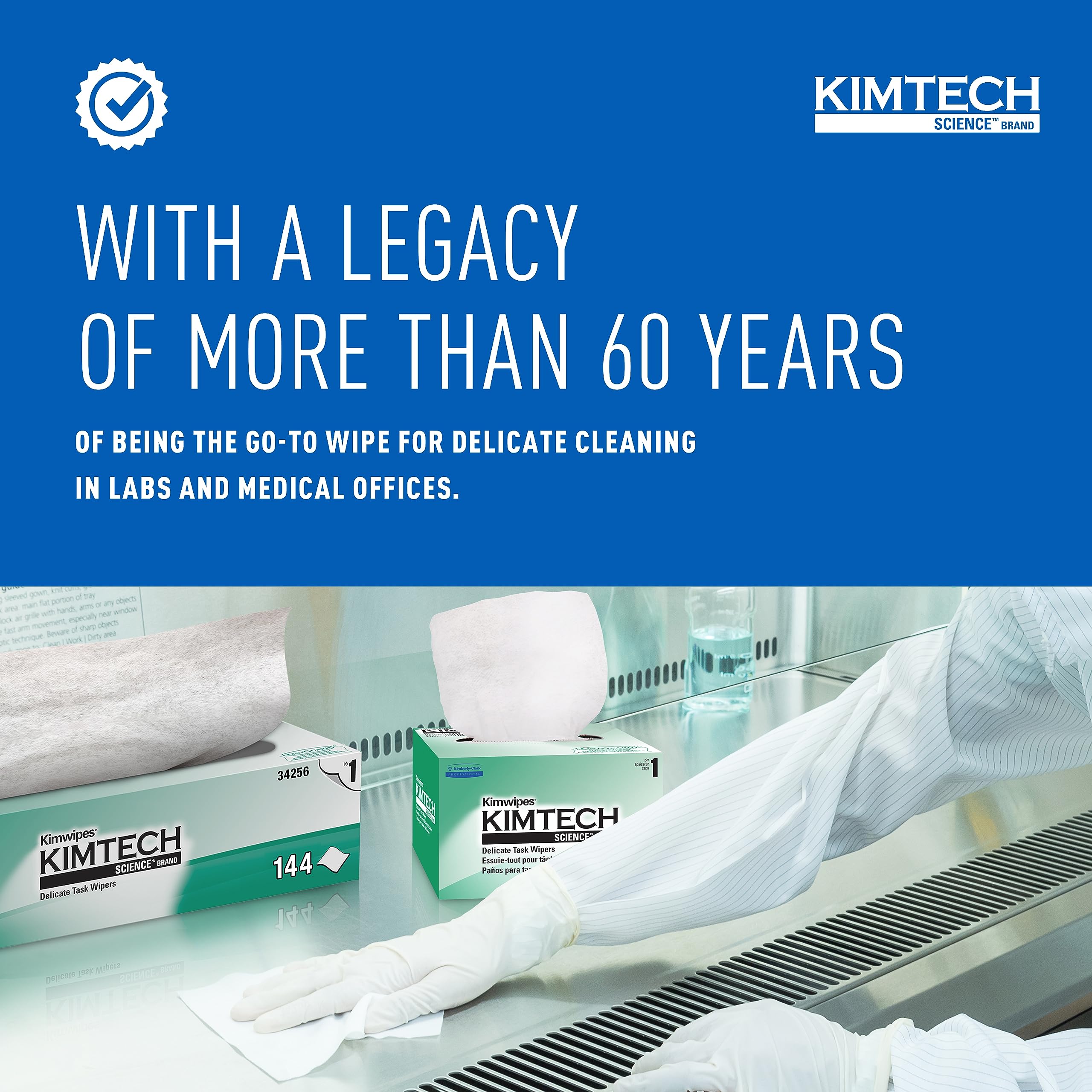 KIMTEcH Kimwipes Delicate Task Wipers