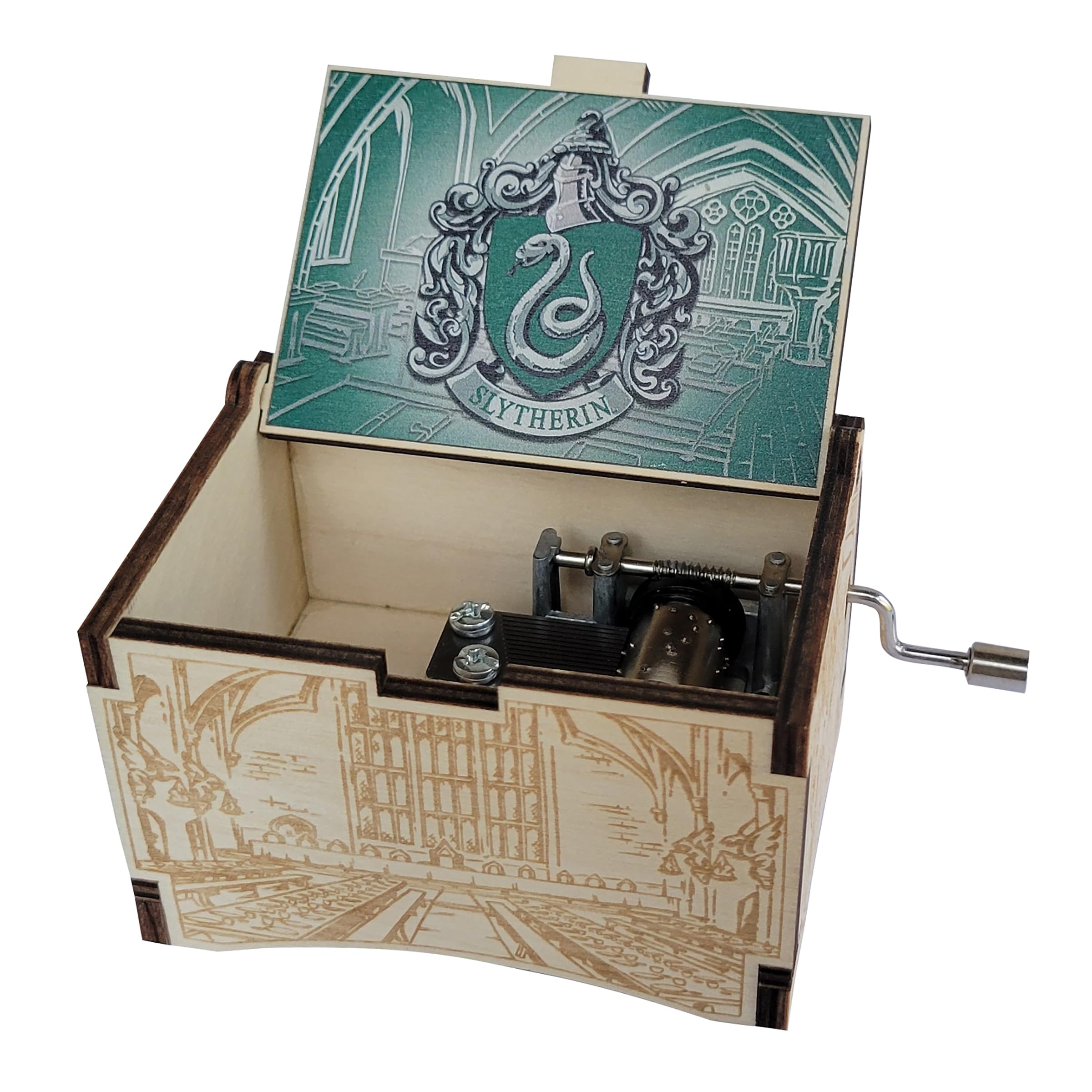 TheLasersEdge, Hogwarts Castle, Harry Potter Music Box with Movies Hedwigs Theme, Gifts for Women, Men, Birthday, Christmas, M