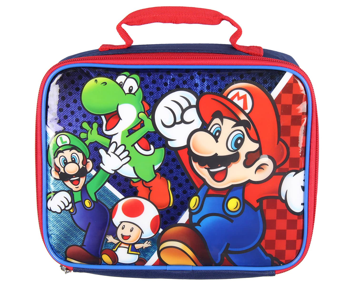 Super Mario Luigi Toad Yoshi Insulated Lunch Box Soft Kit Cooler