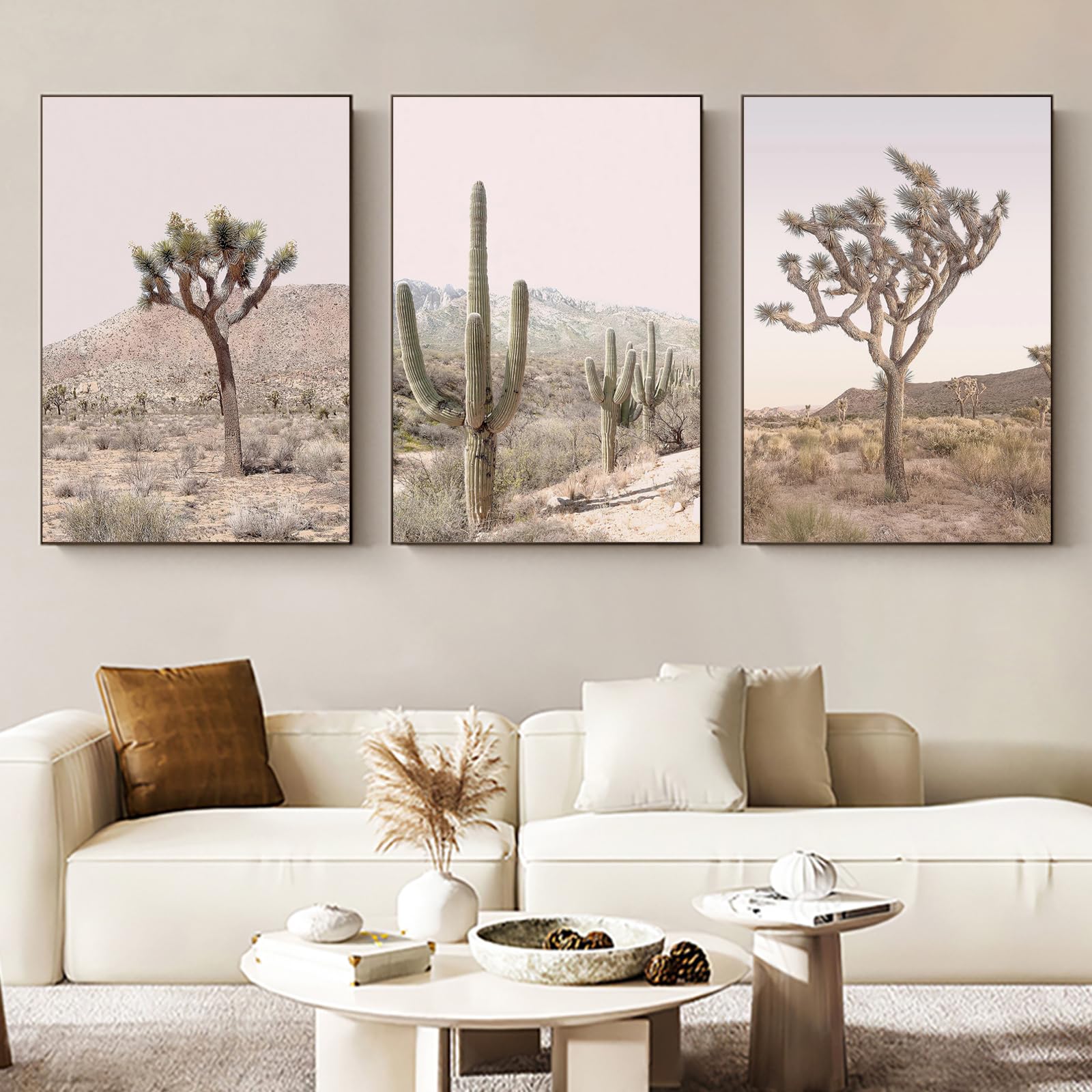 Desert Landscape Art Print Cactus Photography Wall Art For Living Room Desert Cactus Poster Desert Mountain Pictures Desert Cact