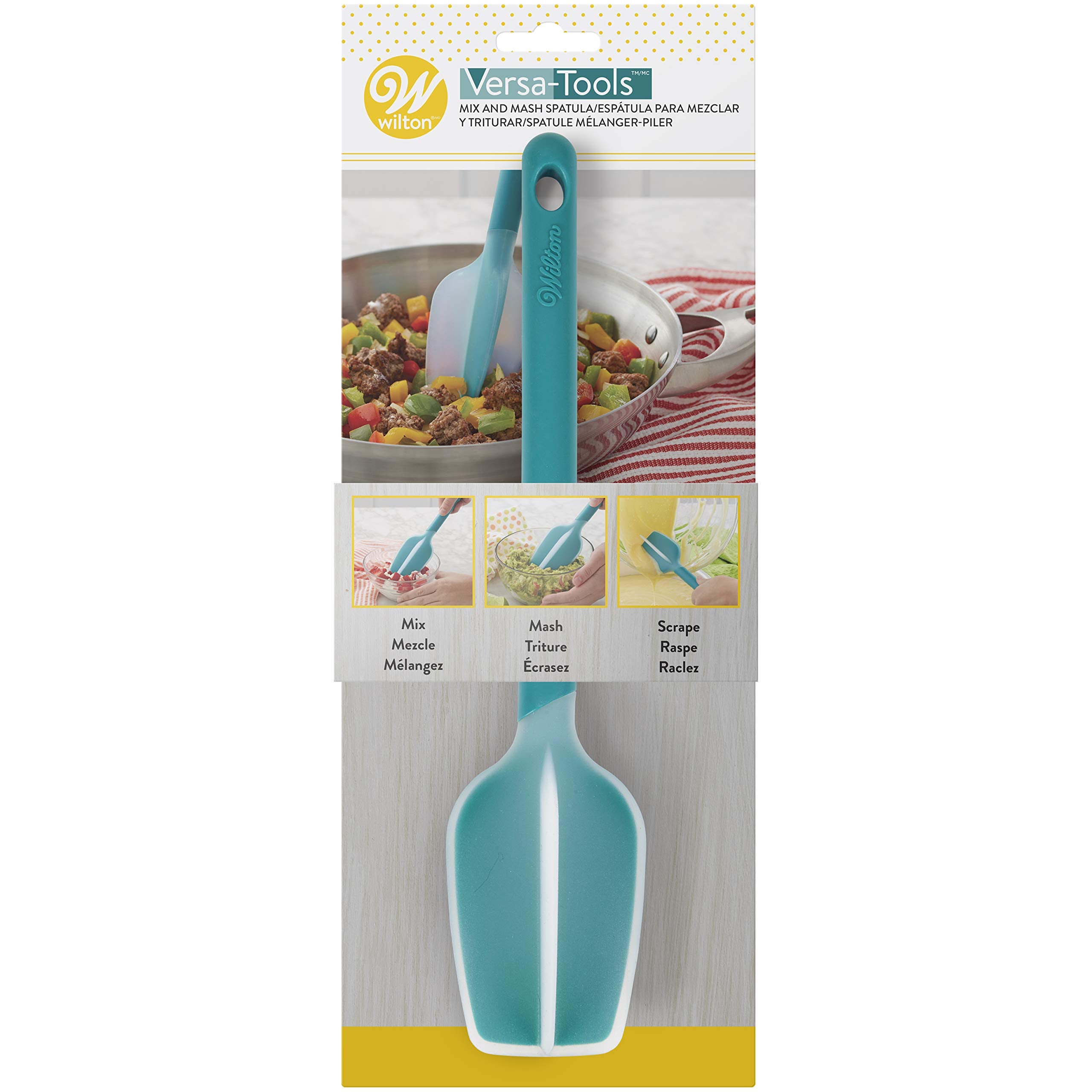 Wilton Versa-Tools Mix And Mash Spatula, Nylon