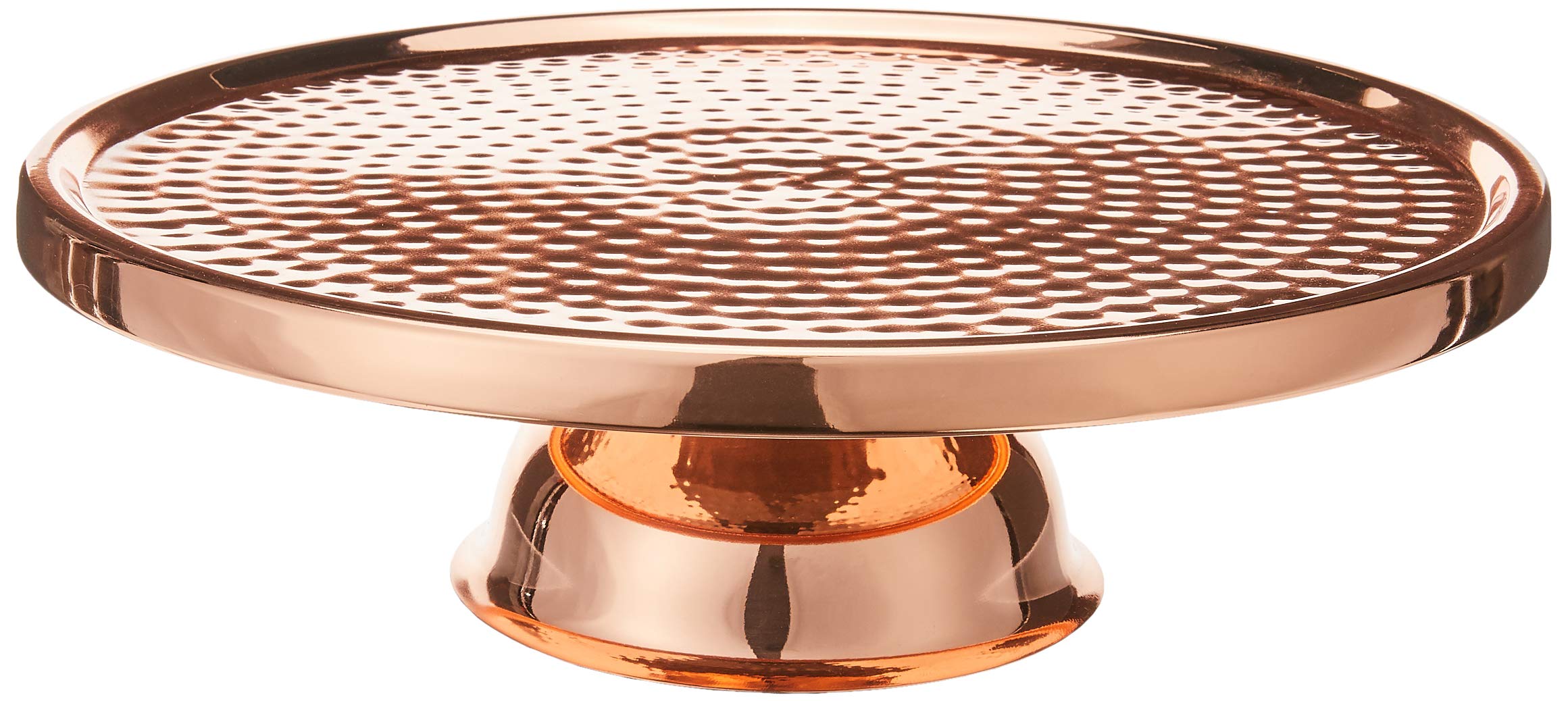 Godinger Copper Finish Cake Stand/Server, 12.5" Dia. x 4"H, Elegant Display, Model 91760