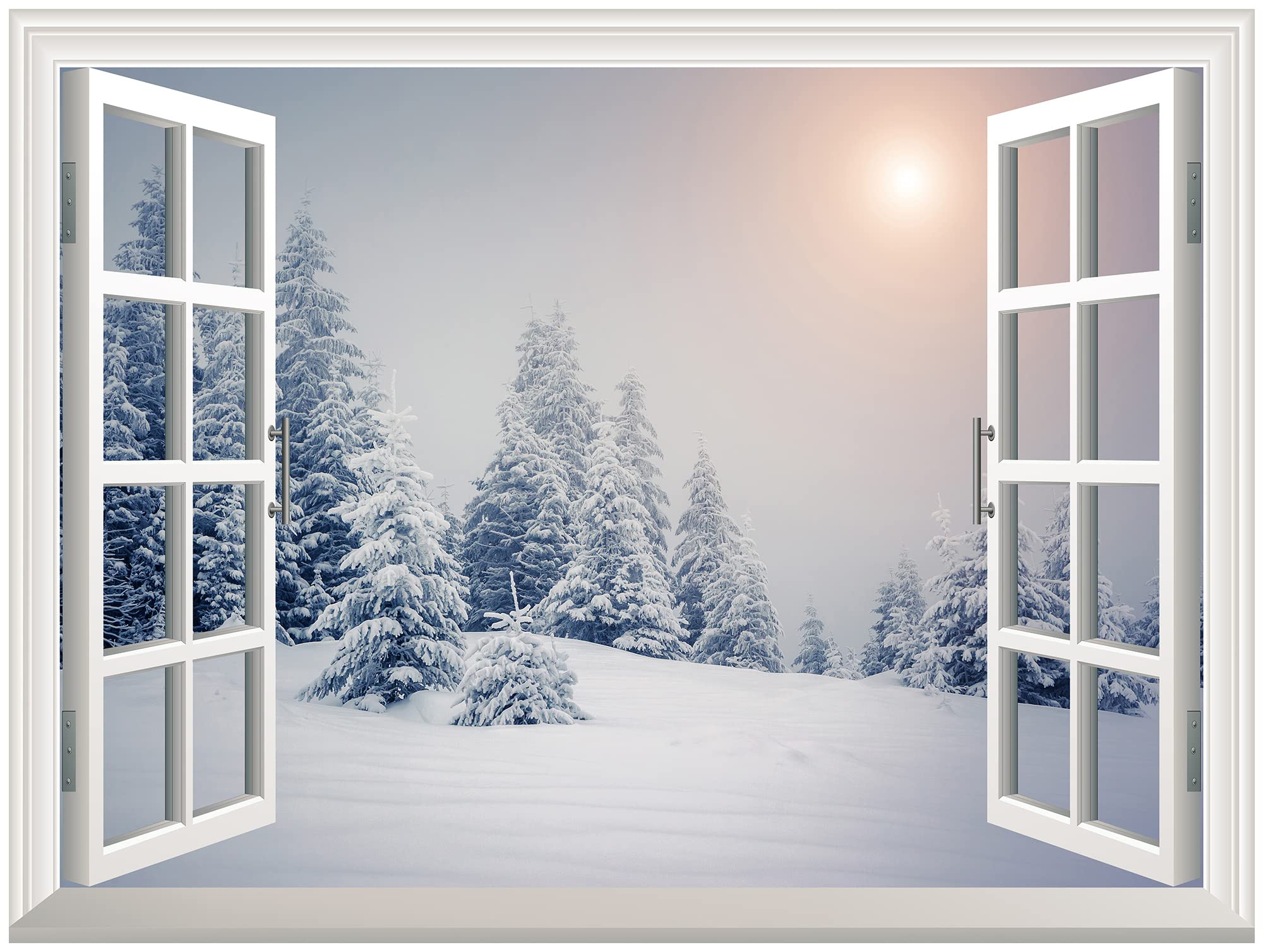 wall26 Removable Wall Sticker/Wall Mural (24''x32''  White)