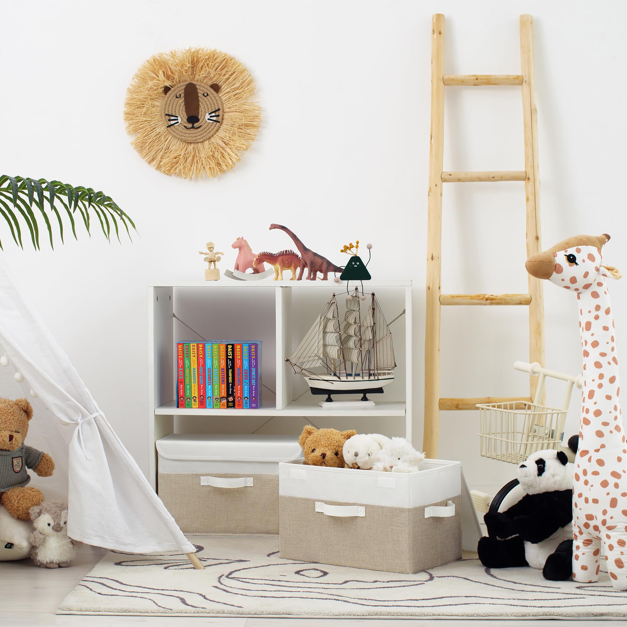 Granny Says Storage Bins With Lids, Decorative Storage Boxes, Clothes Stoarge Bins, Storage Baskets For Shelves, Closet Storage