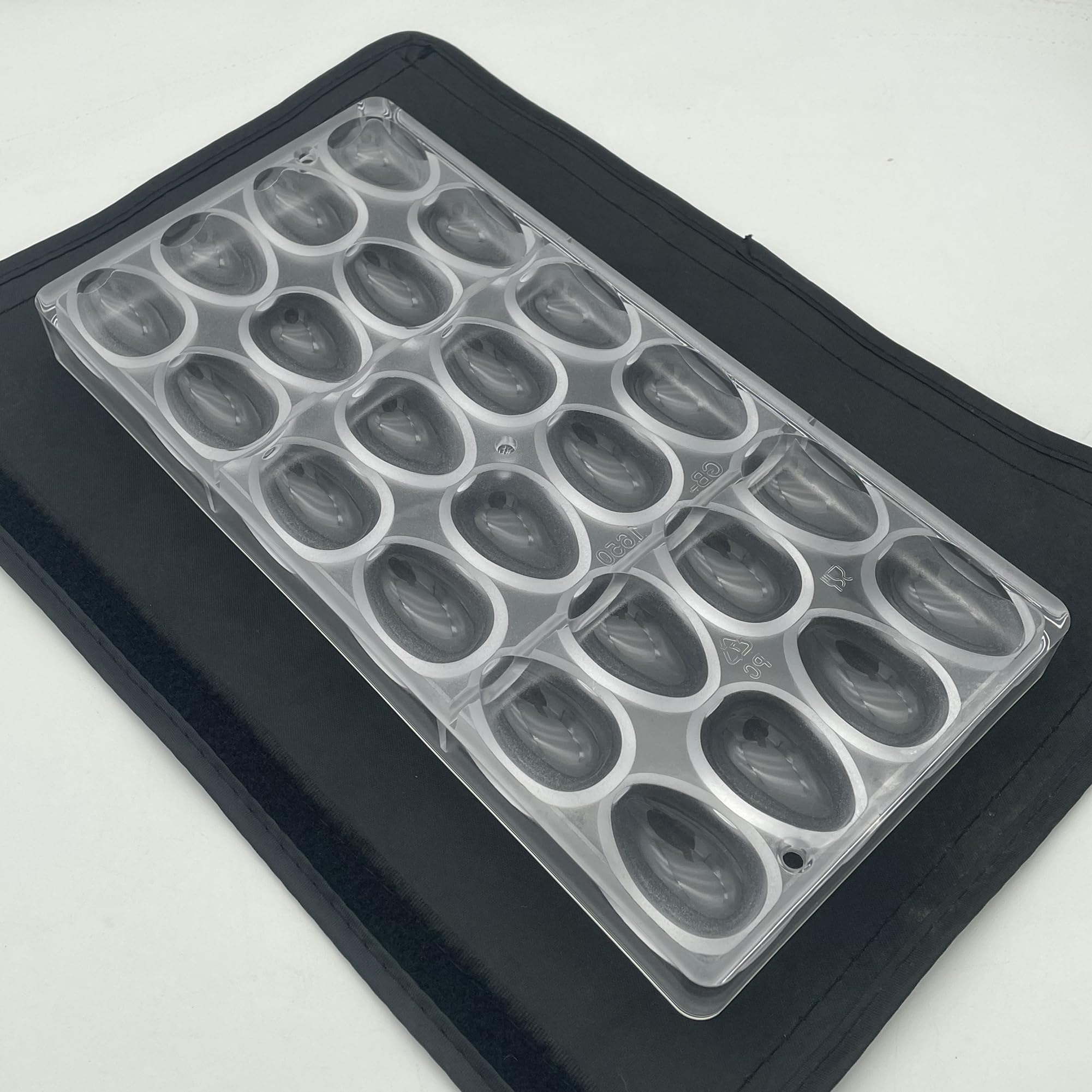 Polycarbonate Egg Chocolate Molds 24-Forms Diy Egg Mould (Mini 1.6Inch)