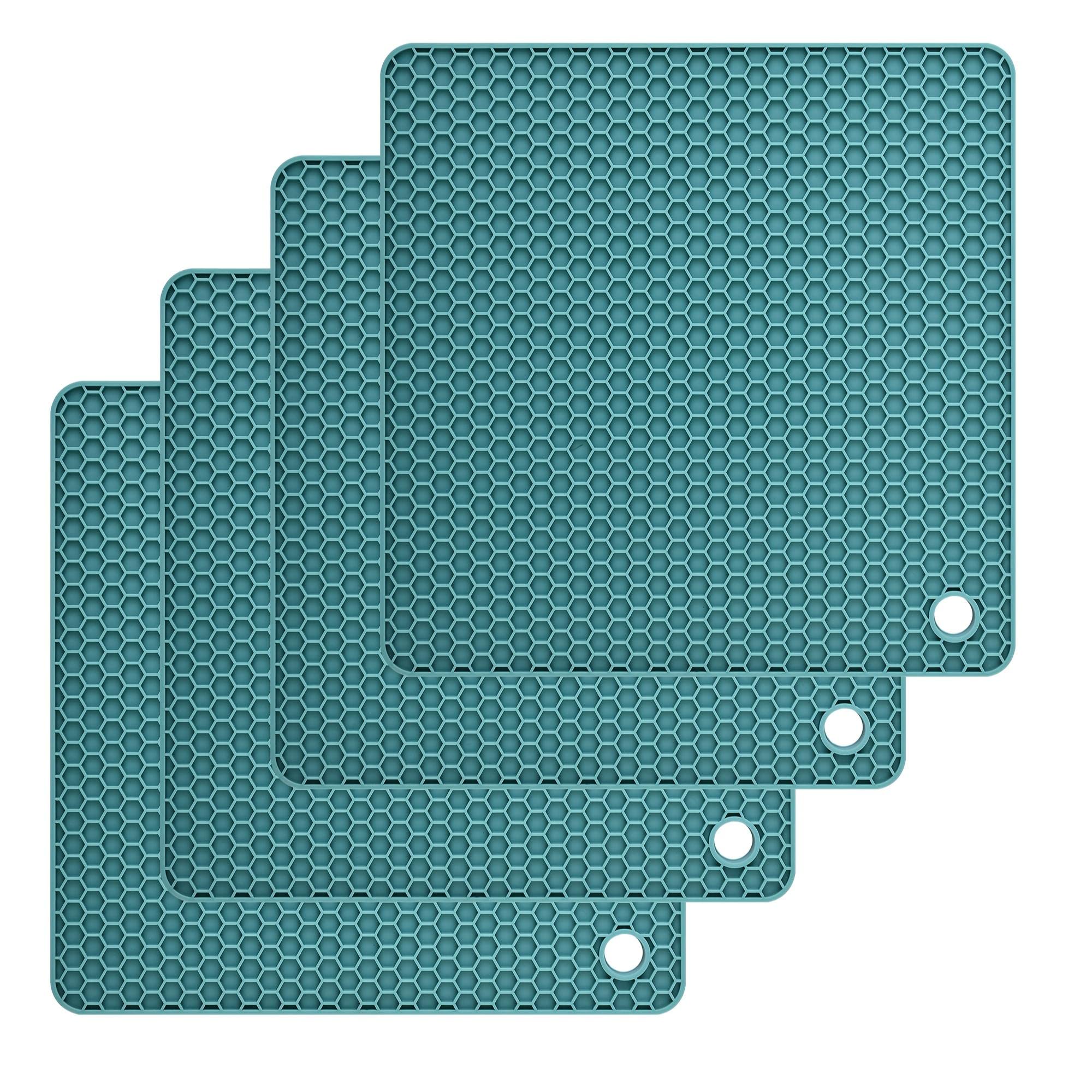 Nstezrne Silicone Trivets For Hot Dishes, Trivet Hot Pads For Kitchen, Silicone Trivets For Hot Pots And Pans, Multi Use Silicon