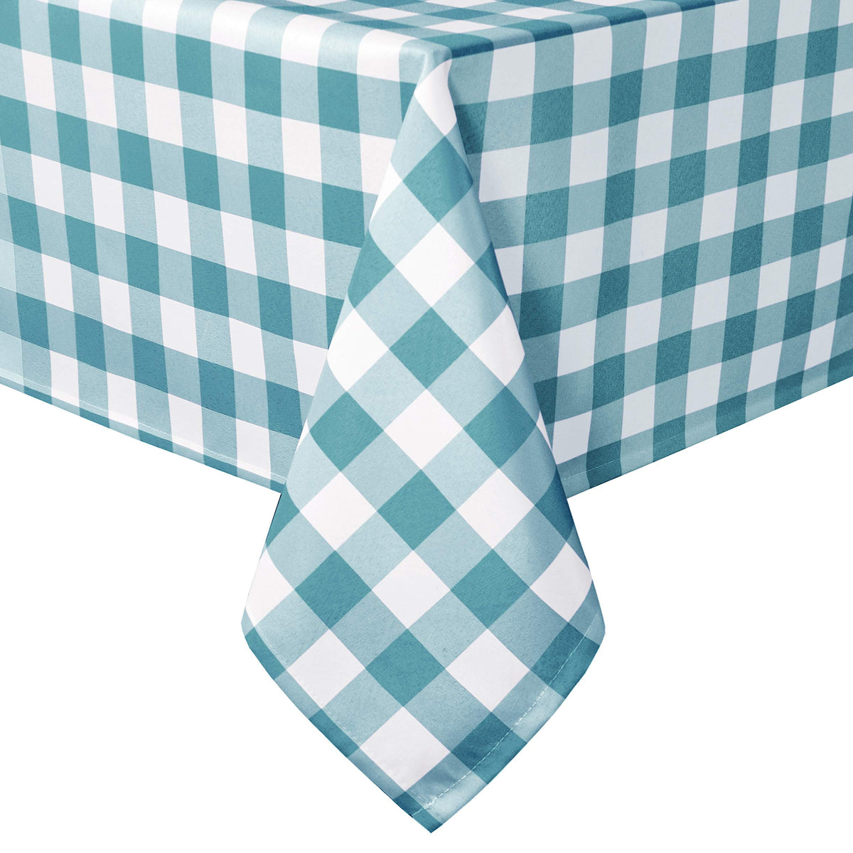 Hiasan 60 X 102 Inch Checkered Tablecloth Rectangle - Waterproof, Wrinkle Resistant And Washable Gingham Table Cloth For Outdoor