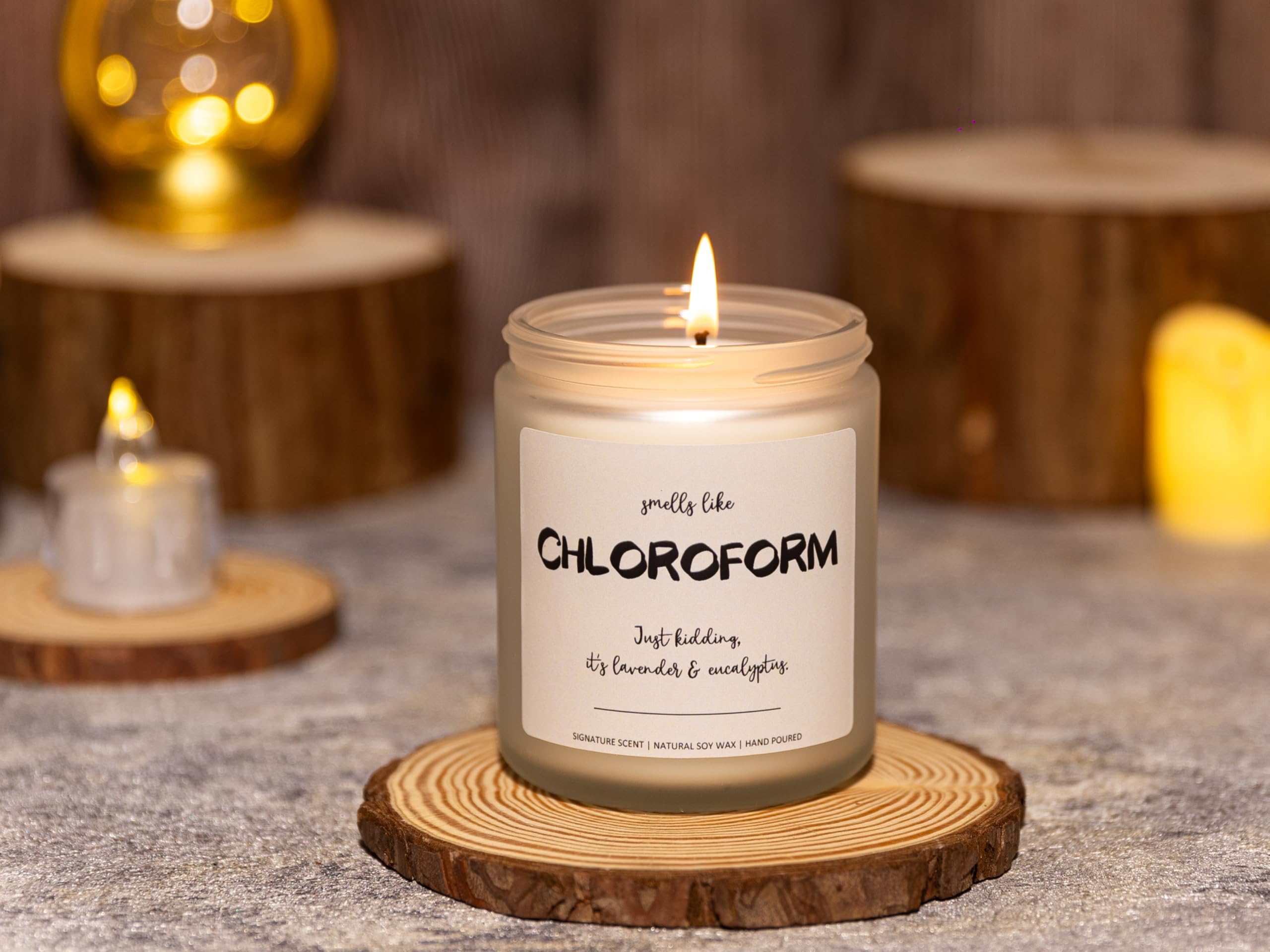 True Crime Gifts for Women, Serial Killer Gift, Crime Junkie Merch, Stress Relief Gifts for Women & Men, Smells Like Chloroform