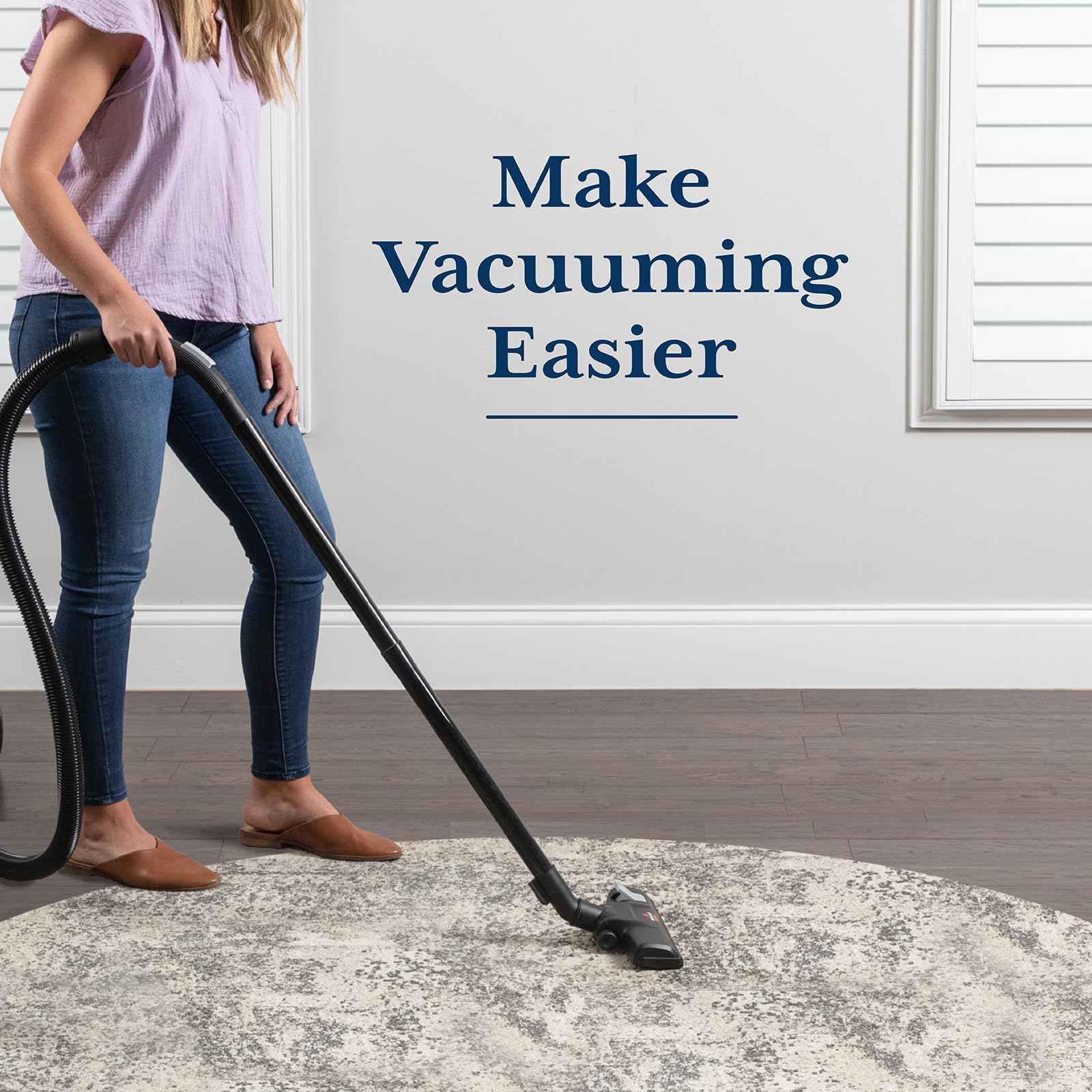 Veken 4 Ft Round Rug Pad Gripper for Hardwood Floors, Circle Non Slip Rug Pads for Area Rugs, Thick Rug Grippers for Tile Floors