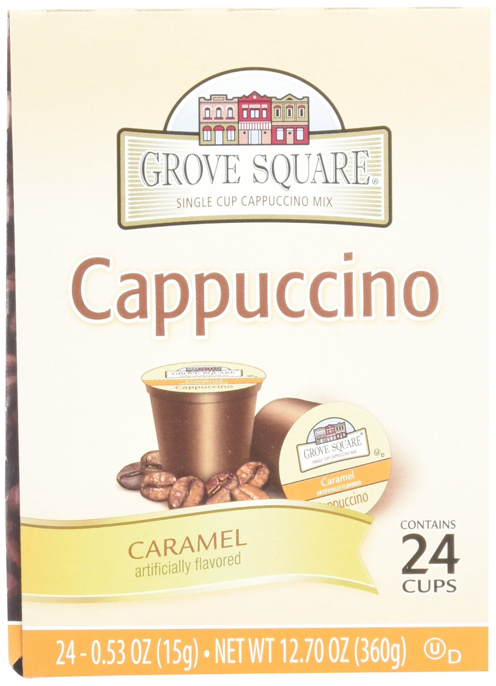 Grove Square Caramel Cappuccino 96 Single Serve Cups