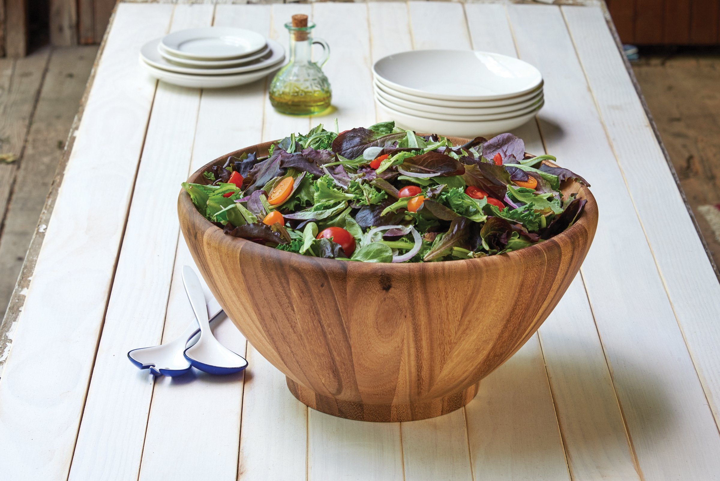 Ironwood Gourmet Salinas Extra Large Fruit And Salad Bowl, Acacia Wood