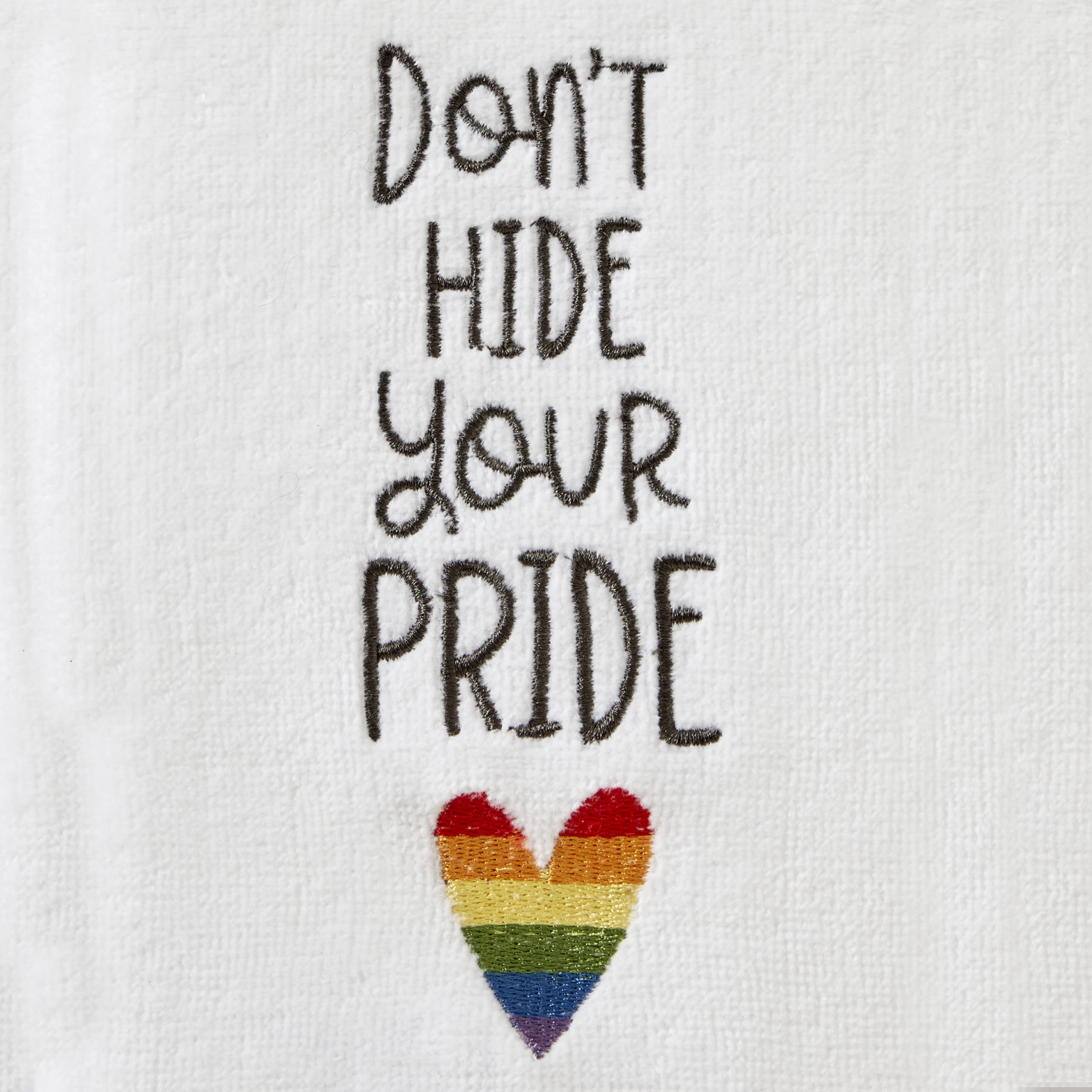 Skl Home Dont Hide Your Pride Hand Towel Set, 25'' X 16'', 2 Count