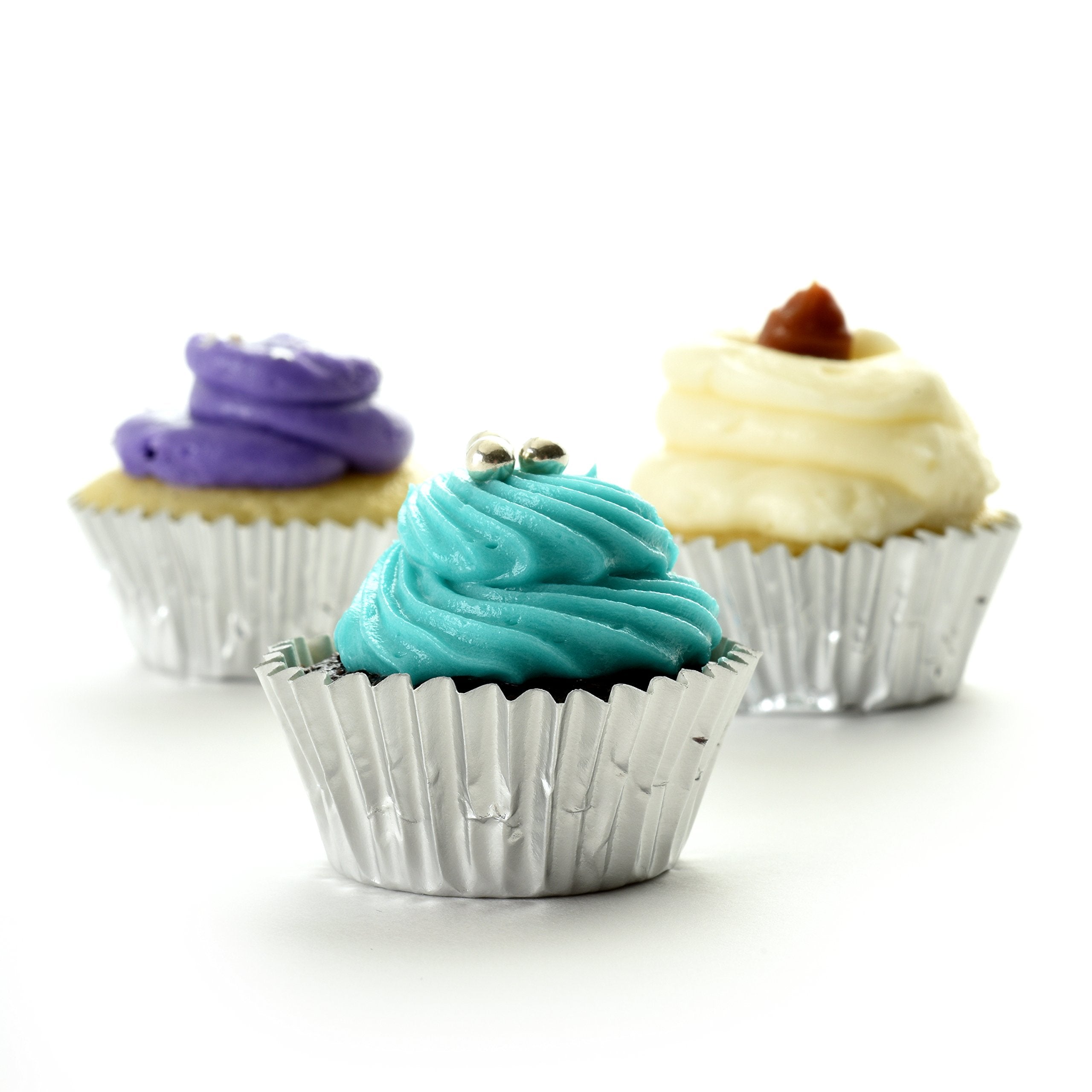 Norpro Mini Silver Foil Baking Cups/Liners, 60-Pack