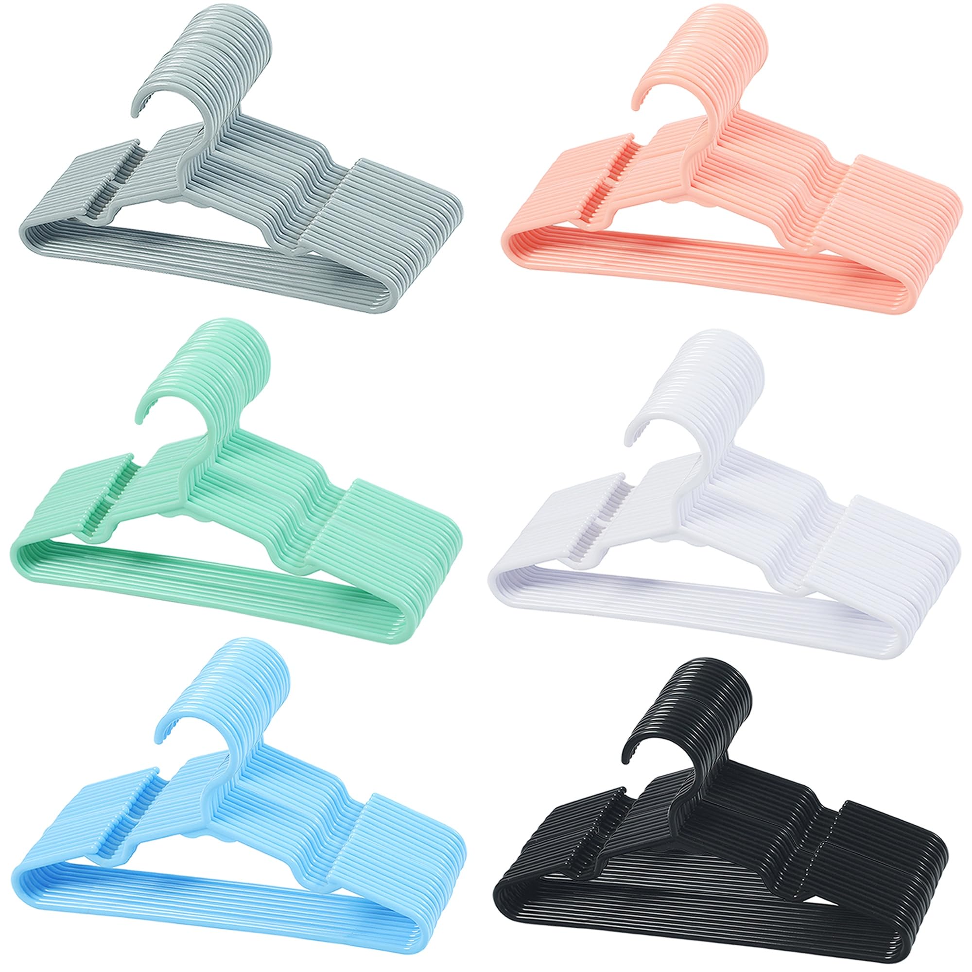 120 Pcs Baby Nursery Closet Hangers,Non-Slip Laundry Infant Pant Hanger For Newborn Clothes Gift,Ultra-Thin Child Coat Hanger Fo